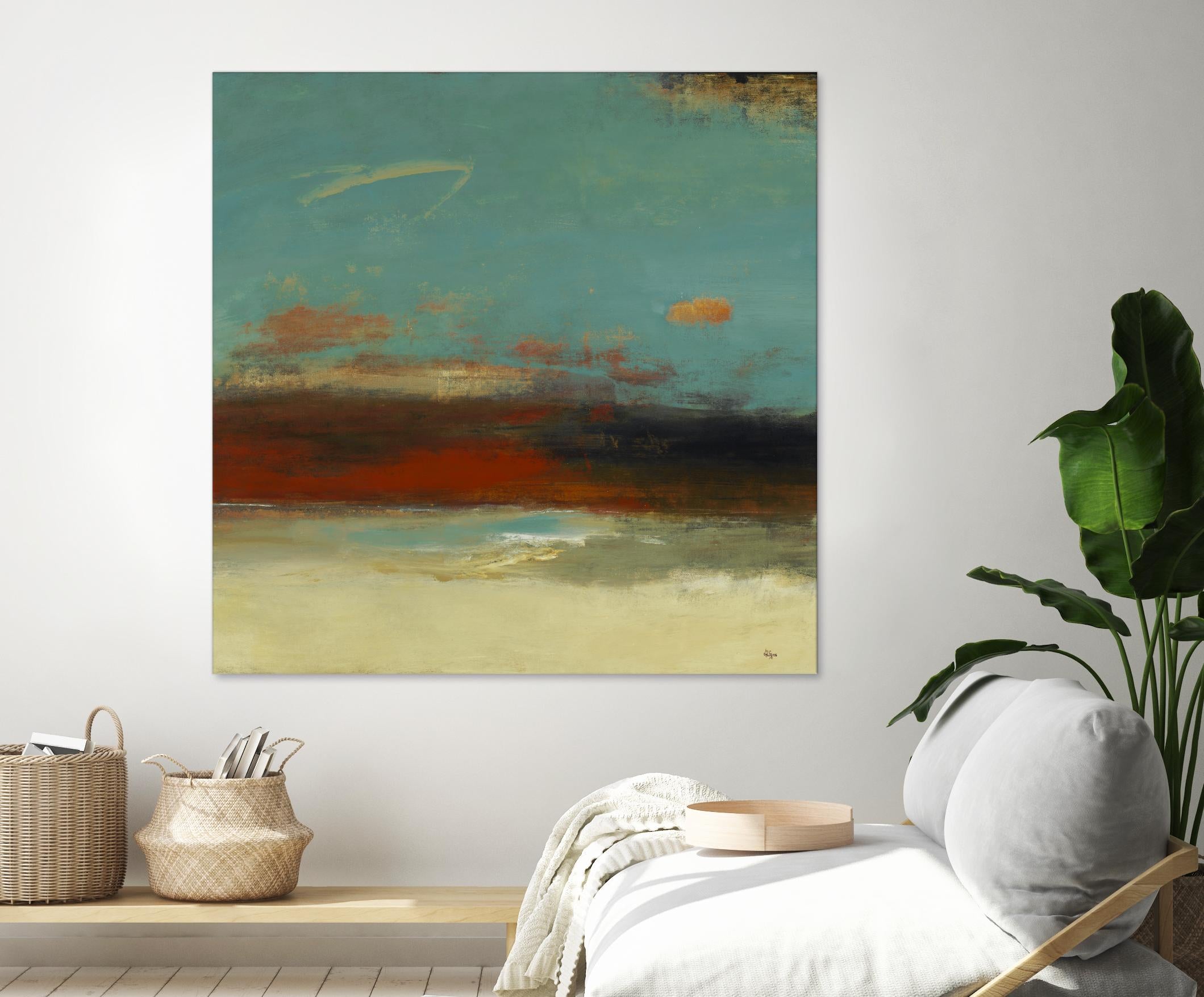 Suggested View by Lisa Ridgers on GIANT ART - rust abstract