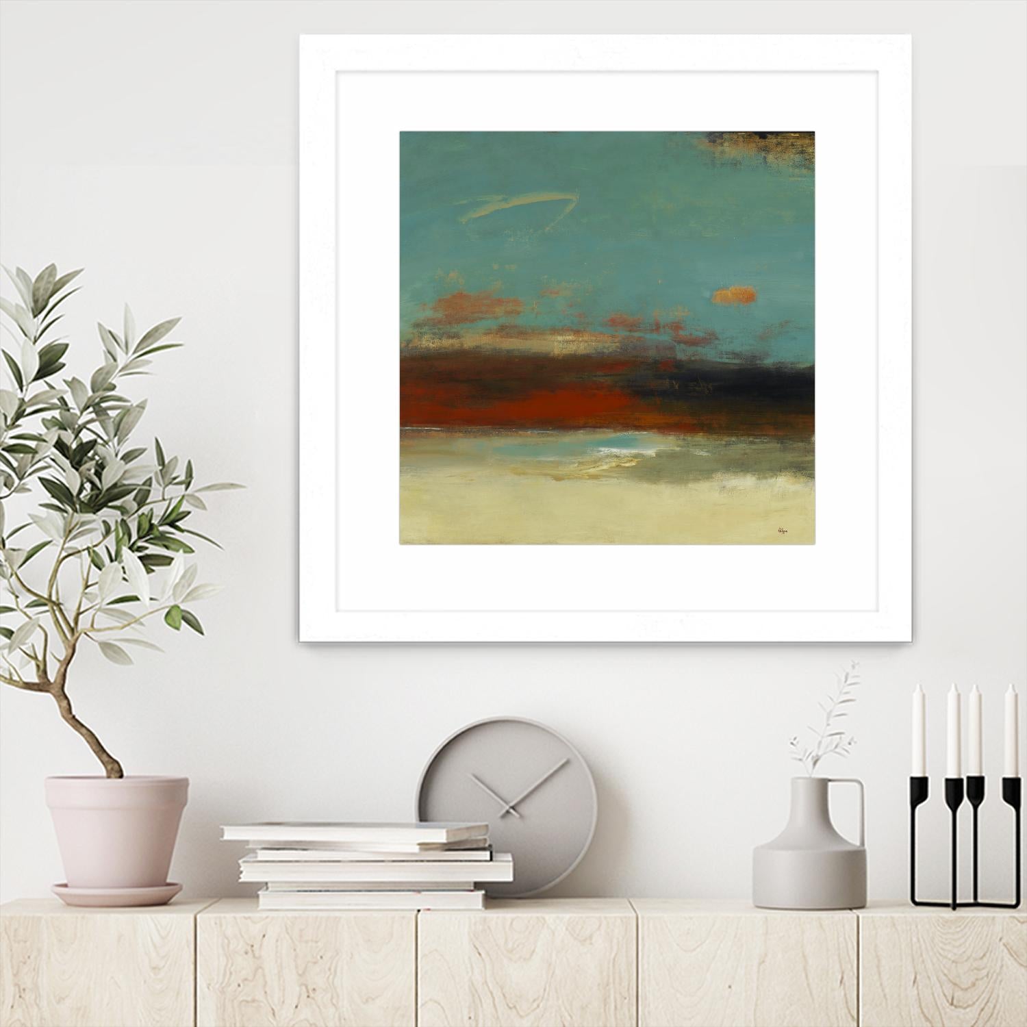 Suggested View by Lisa Ridgers on GIANT ART - rust abstract