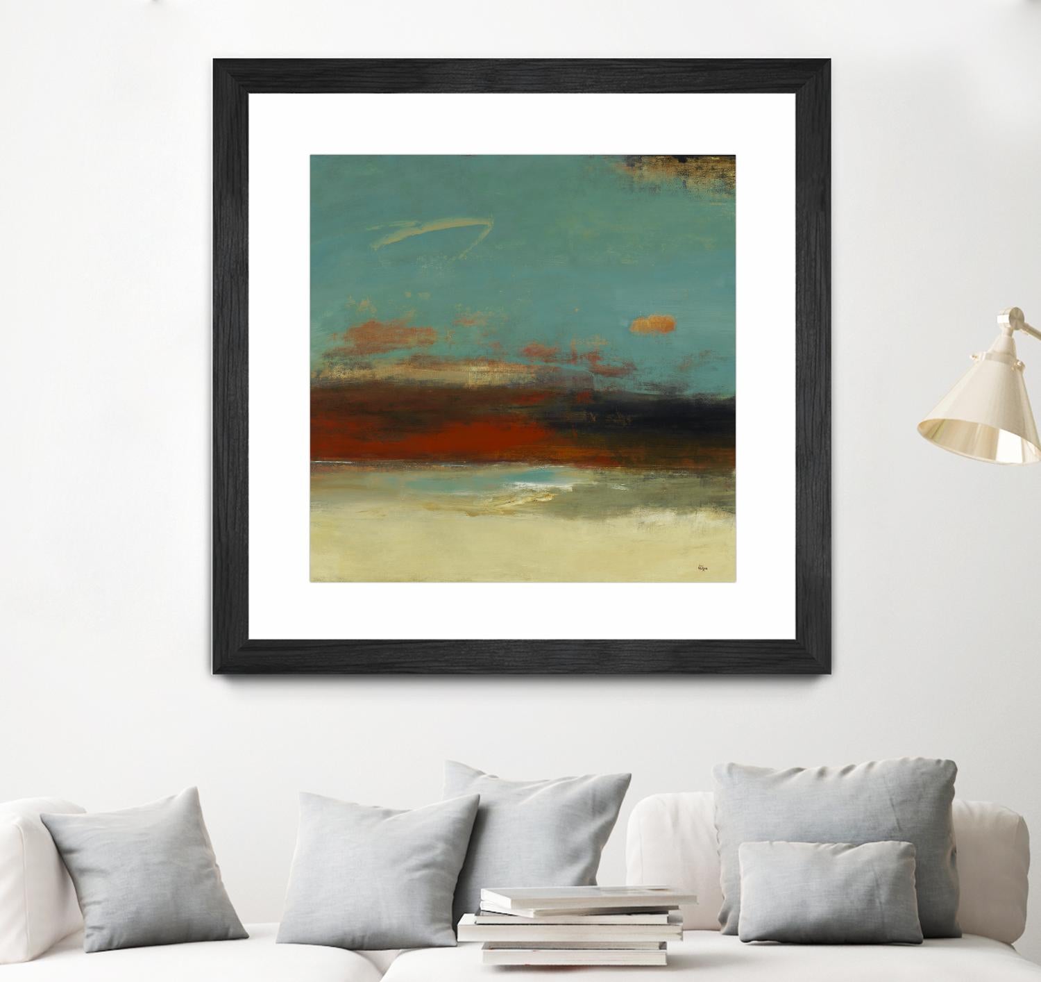 Suggested View by Lisa Ridgers on GIANT ART - rust abstract