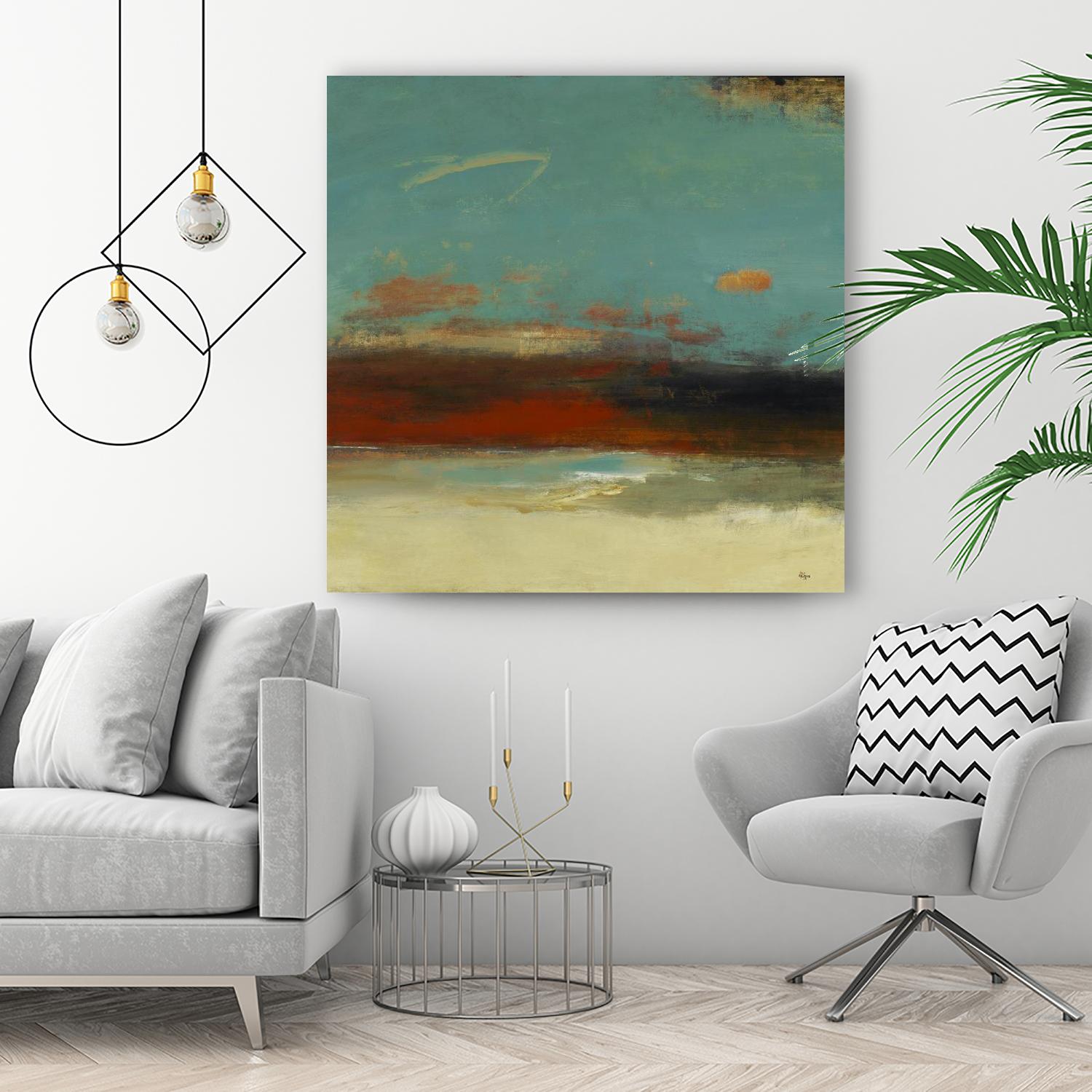 Suggested View by Lisa Ridgers on GIANT ART - rust abstract