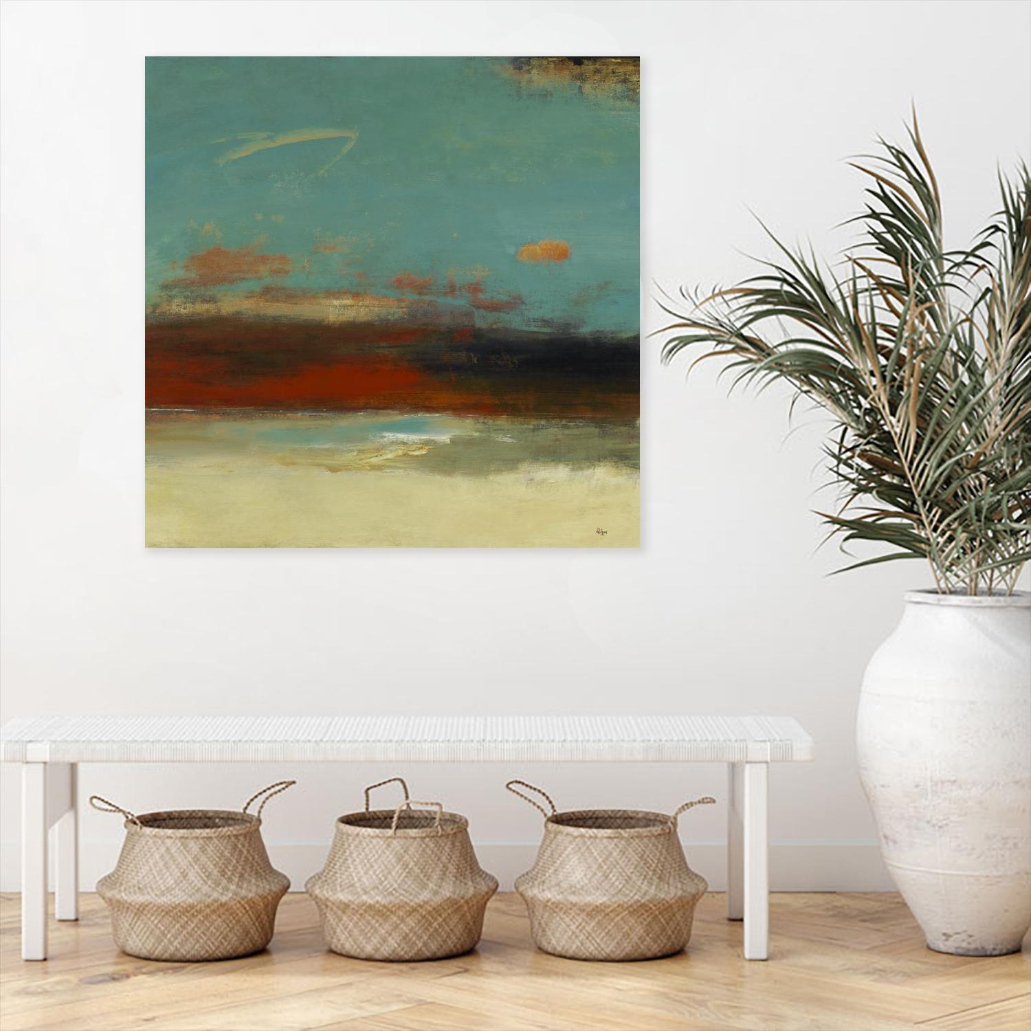 Suggested View by Lisa Ridgers on GIANT ART - rust abstract