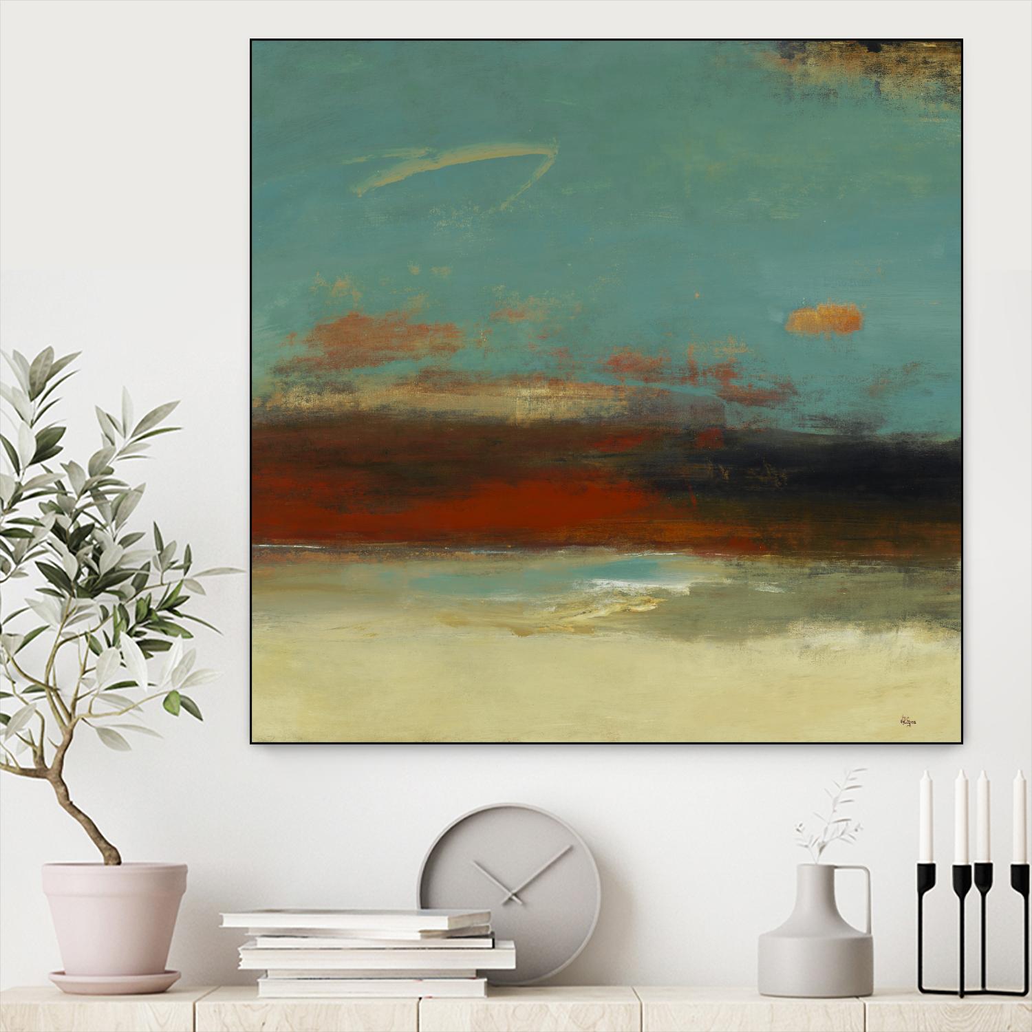 Suggested View by Lisa Ridgers on GIANT ART - rust abstract