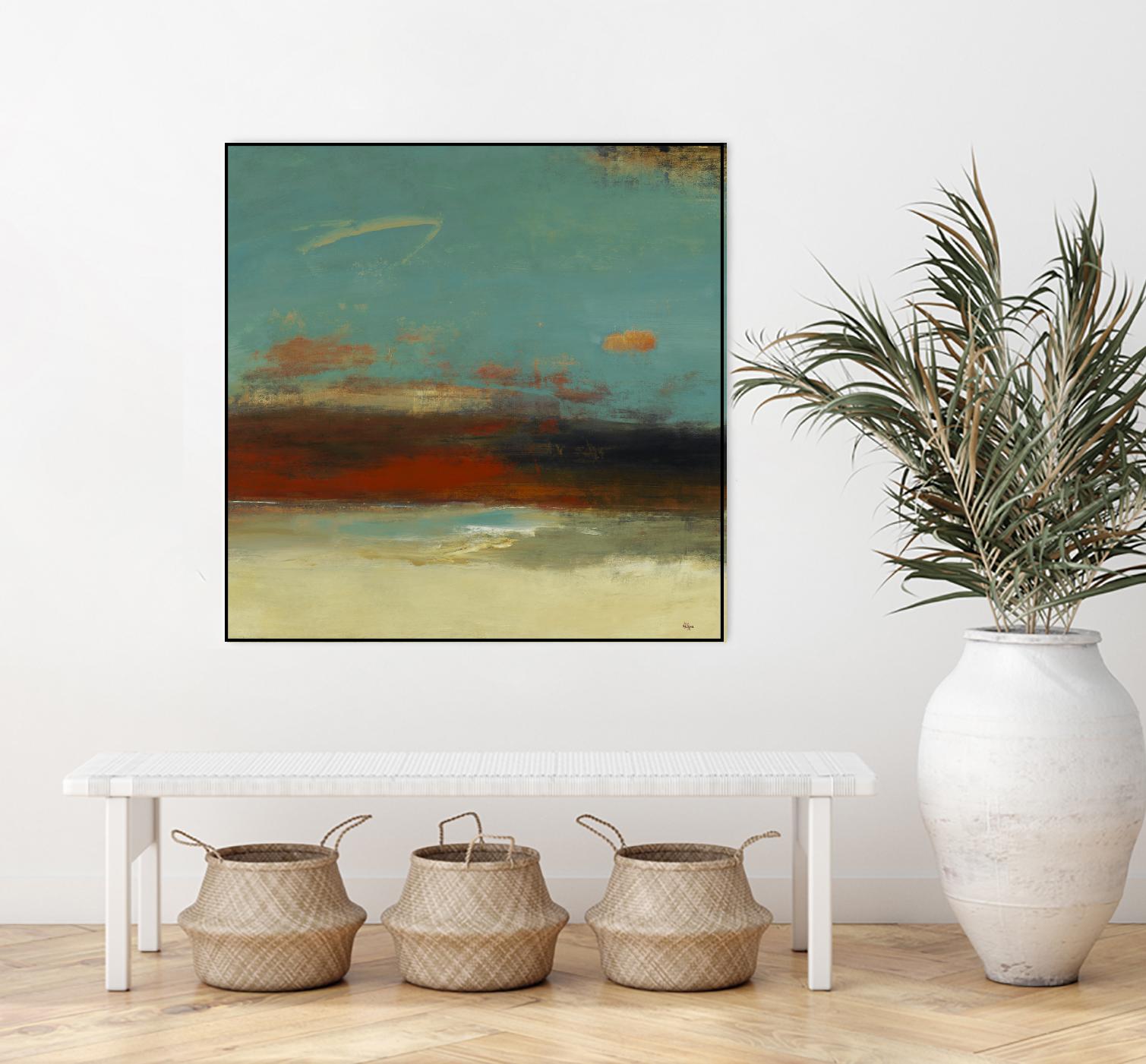 Suggested View by Lisa Ridgers on GIANT ART - rust abstract