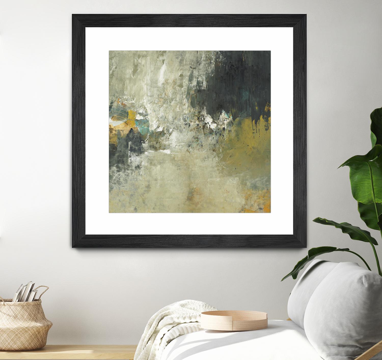 Freestyle by Lisa Ridgers on GIANT ART - beige abstract