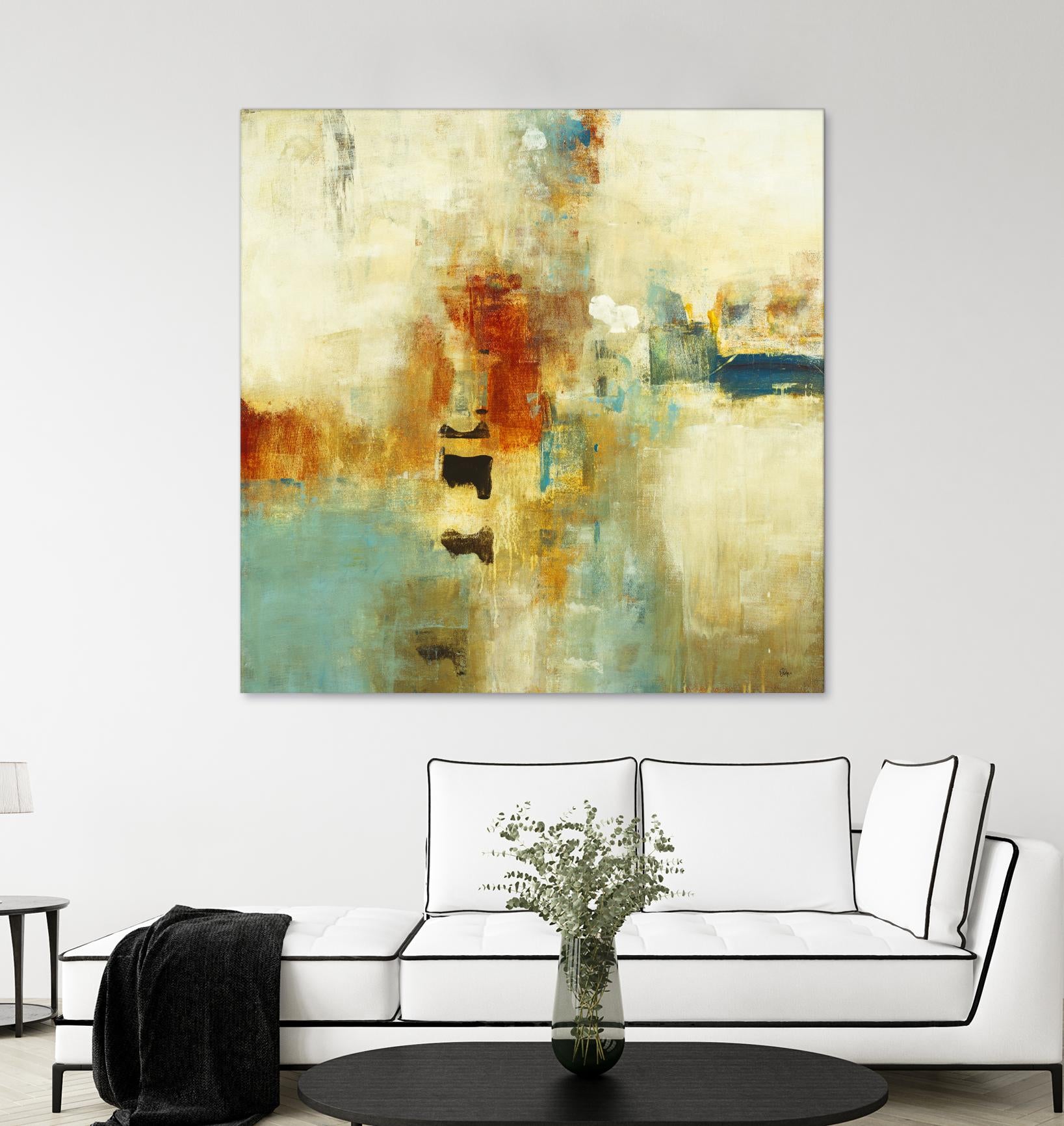 Casual Fling by Lisa Ridgers on GIANT ART - orange abstract