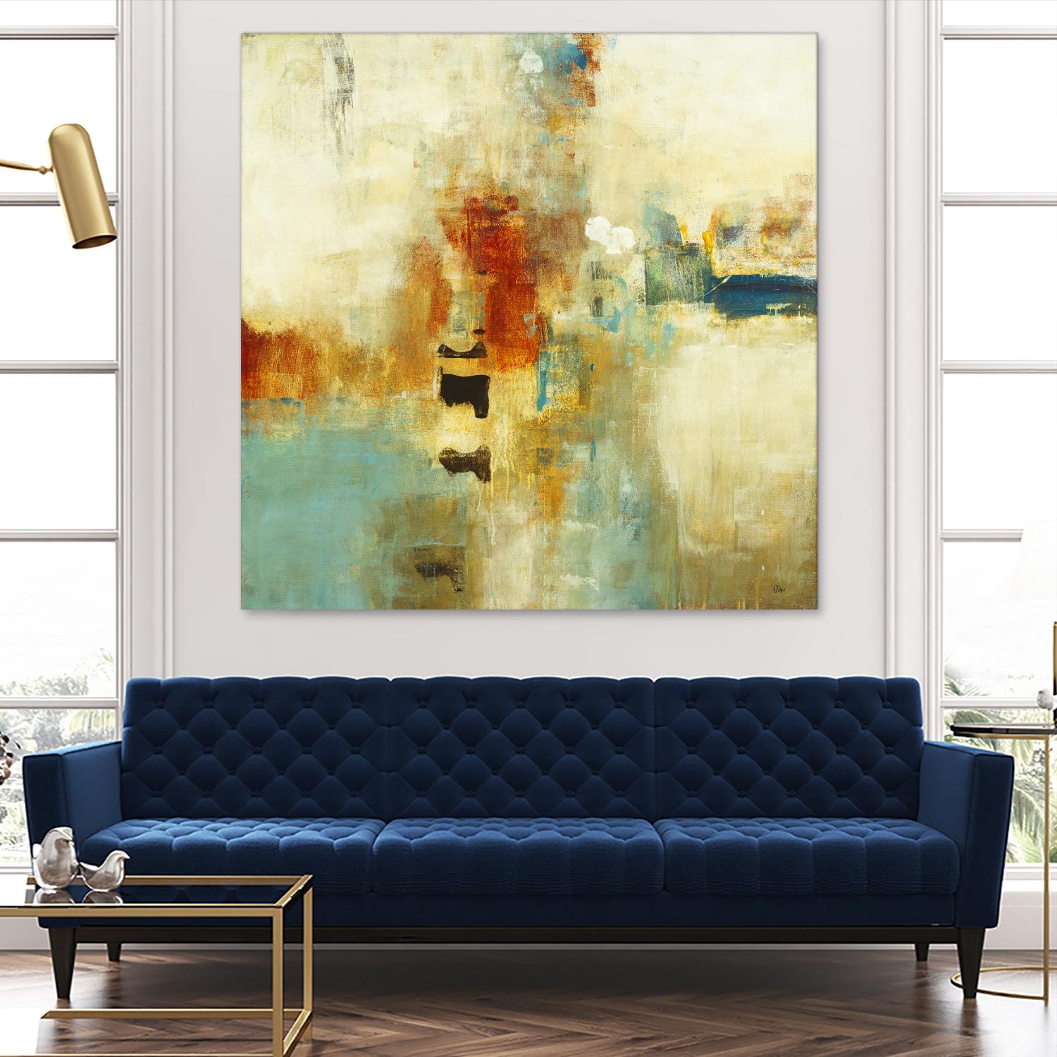Casual Fling by Lisa Ridgers on GIANT ART - orange abstract
