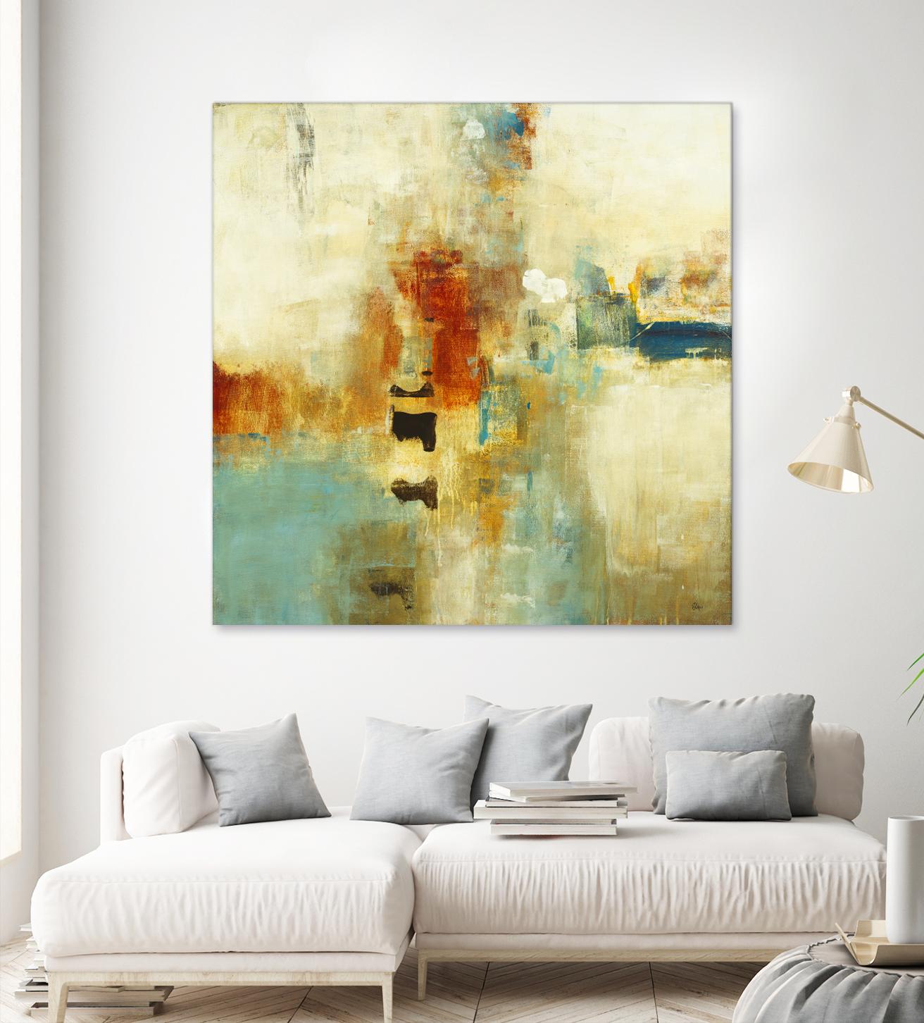 Casual Fling by Lisa Ridgers on GIANT ART - orange abstract