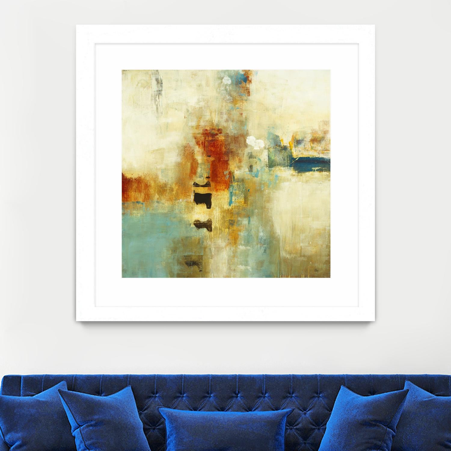 Casual Fling by Lisa Ridgers on GIANT ART - orange abstract
