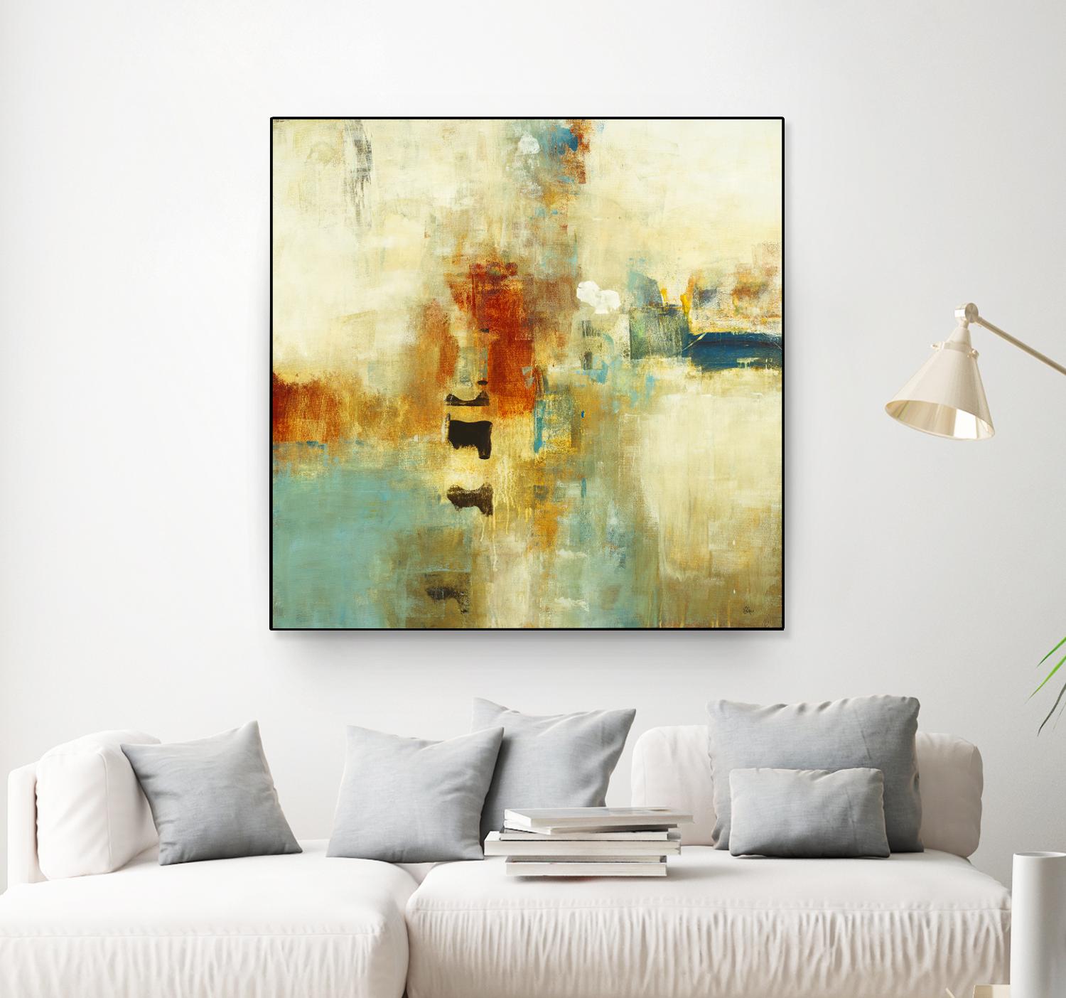 Casual Fling by Lisa Ridgers on GIANT ART - orange abstract
