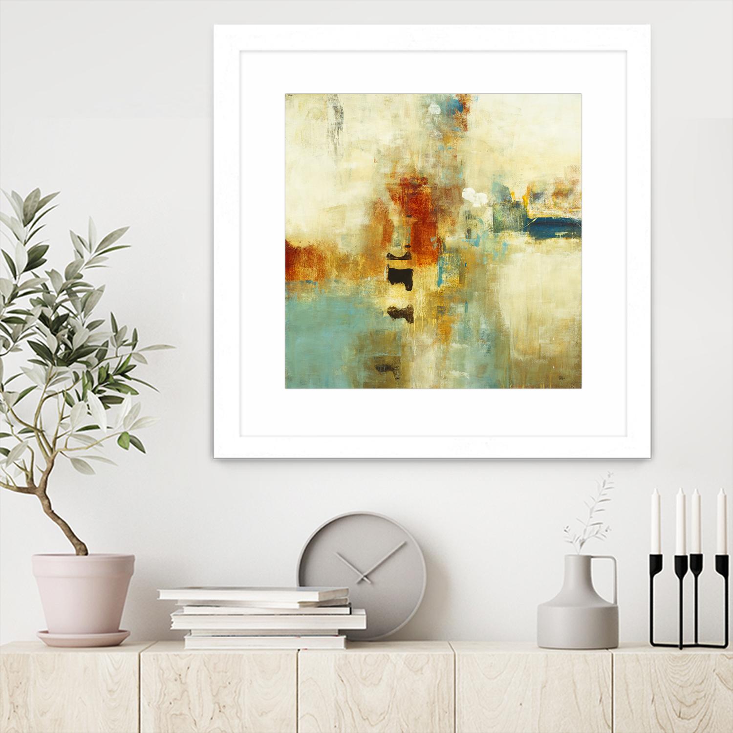 Casual Fling by Lisa Ridgers on GIANT ART - orange abstract