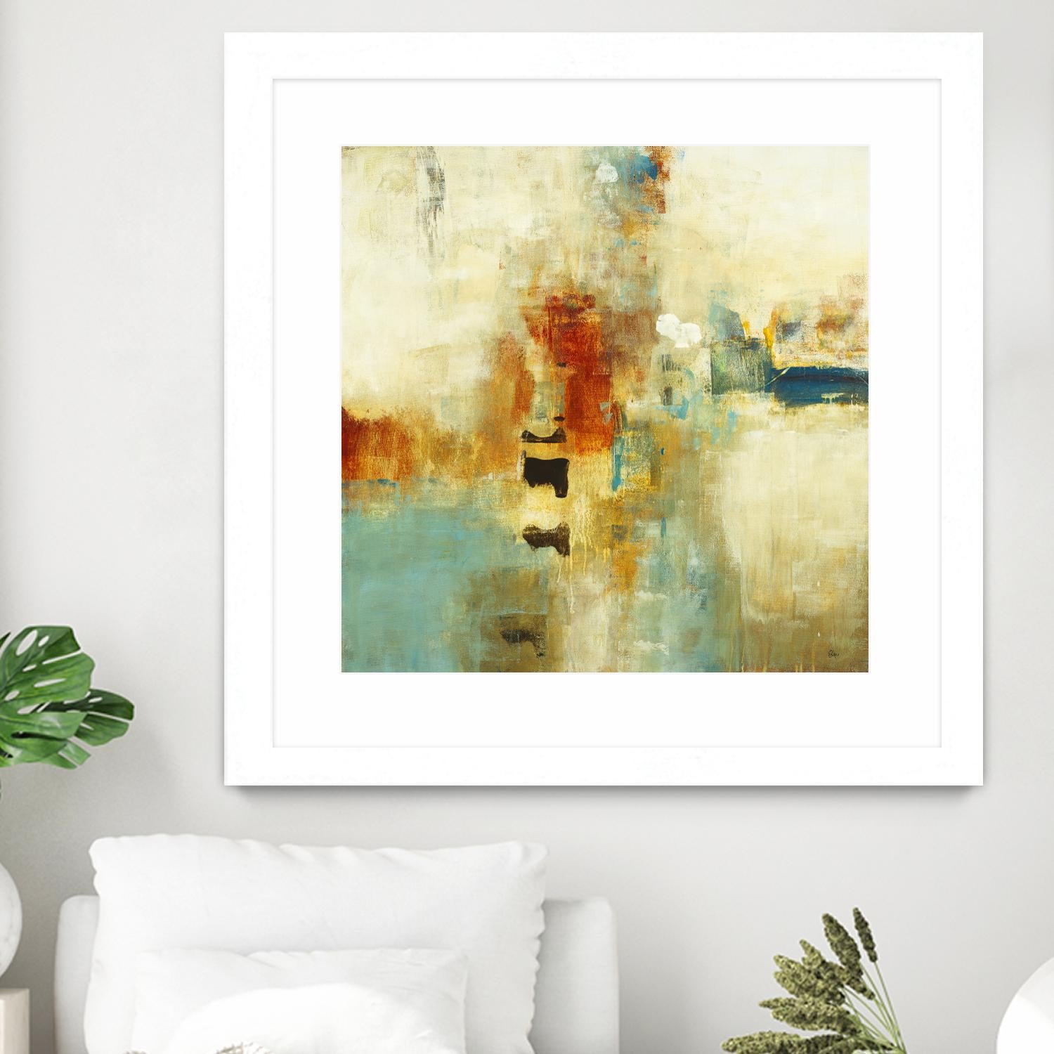 Casual Fling by Lisa Ridgers on GIANT ART - orange abstract