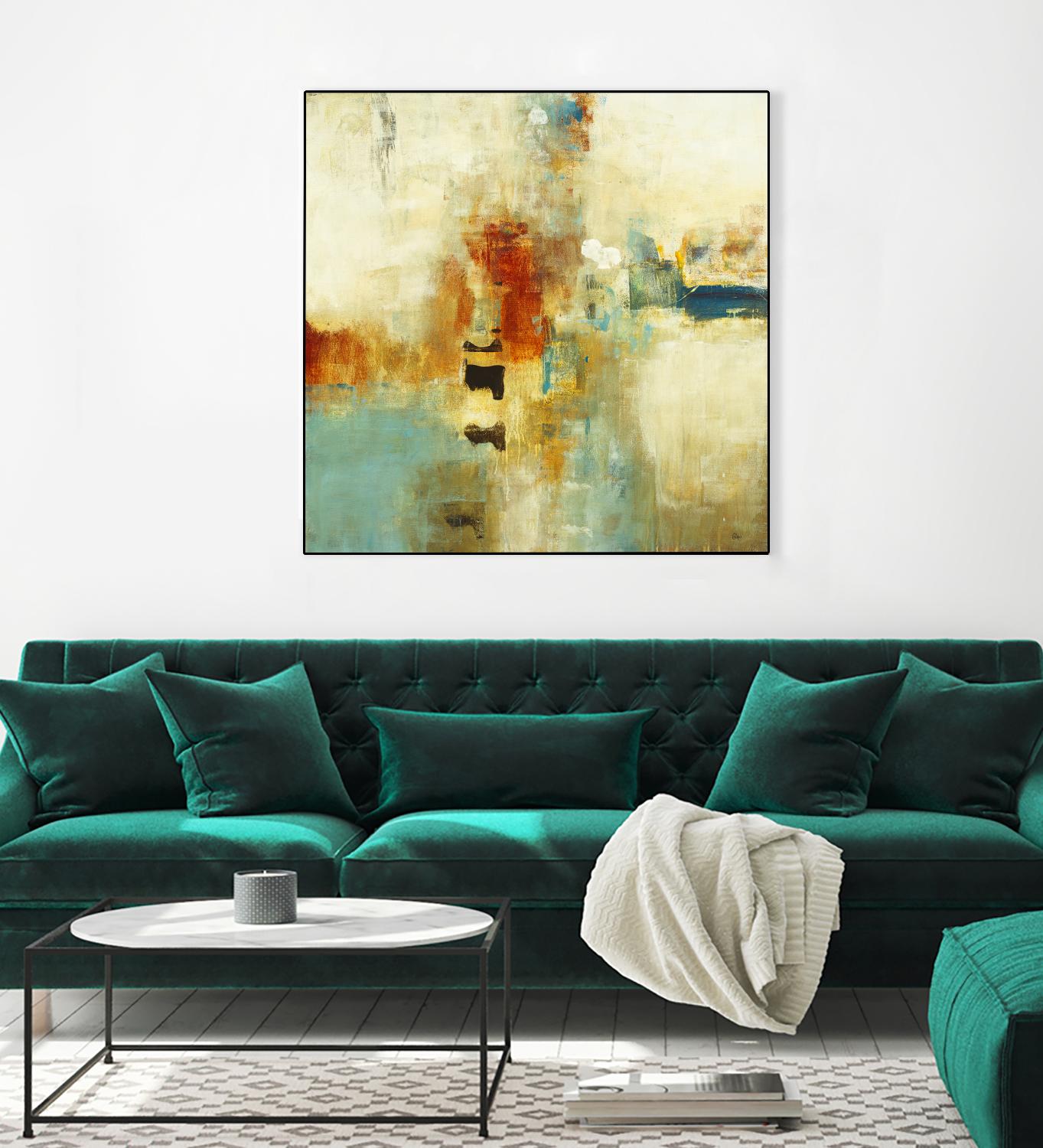 Casual Fling by Lisa Ridgers on GIANT ART - orange abstract