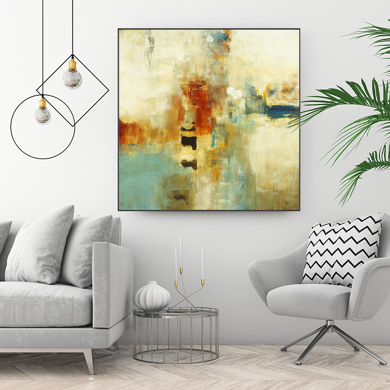 Casual Fling by Lisa Ridgers on GIANT ART - orange abstract