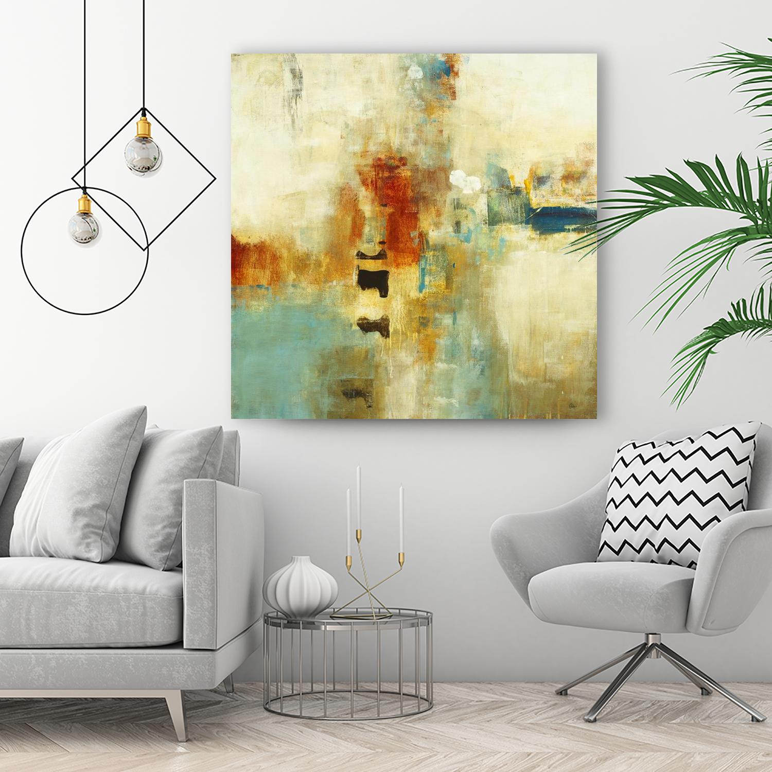 Casual Fling by Lisa Ridgers on GIANT ART - orange abstract