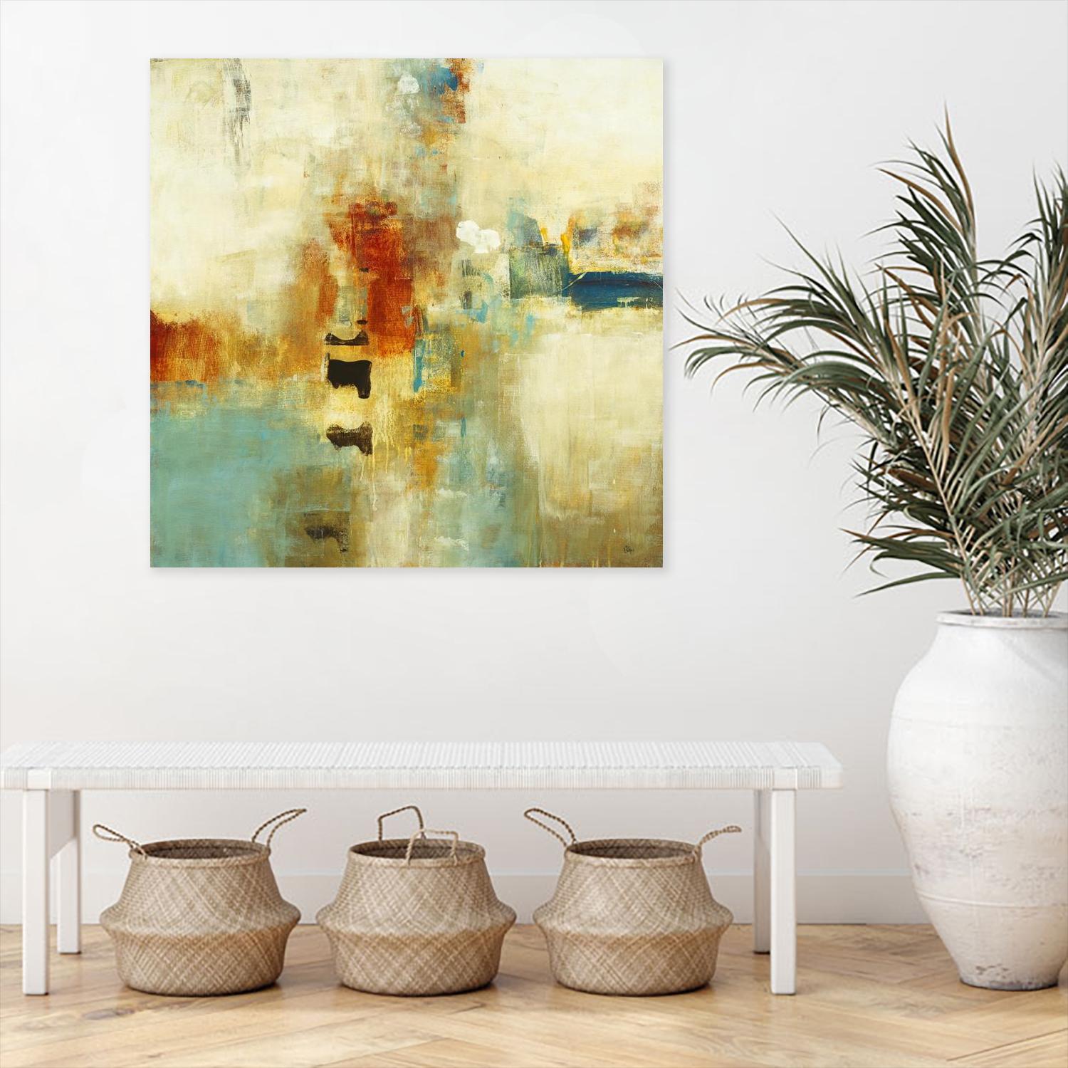 Casual Fling by Lisa Ridgers on GIANT ART - orange abstract