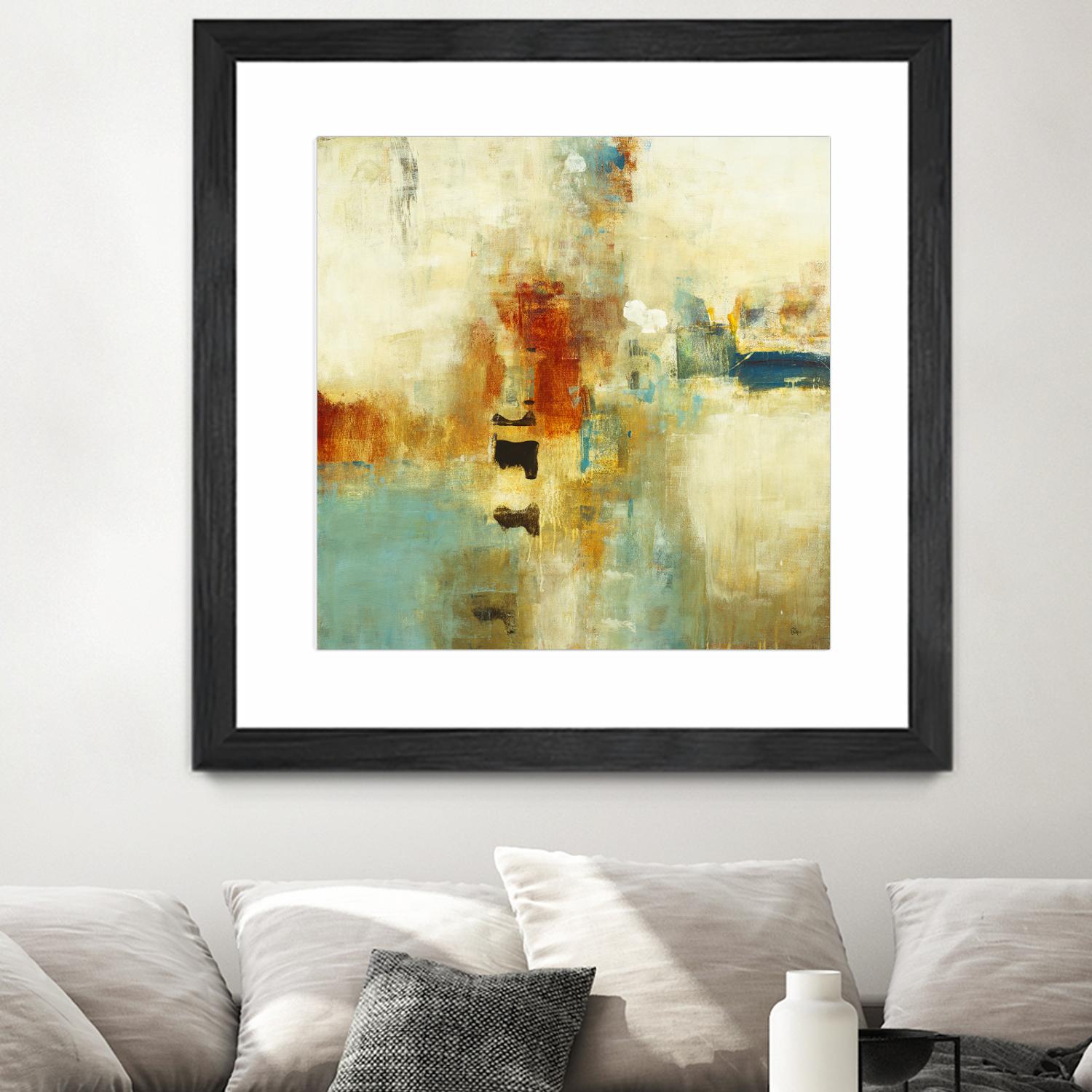 Casual Fling by Lisa Ridgers on GIANT ART - orange abstract