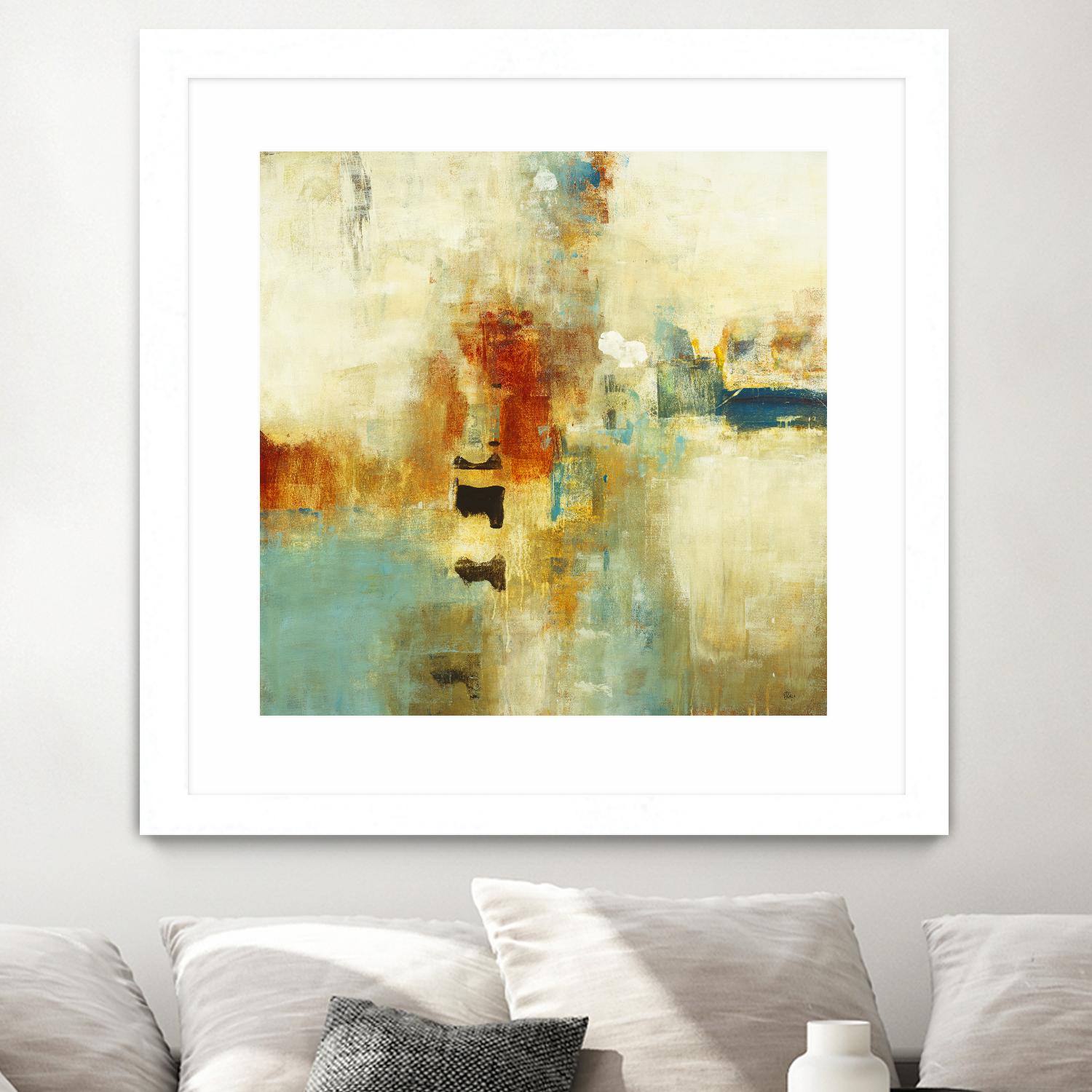 Casual Fling by Lisa Ridgers on GIANT ART - orange abstract