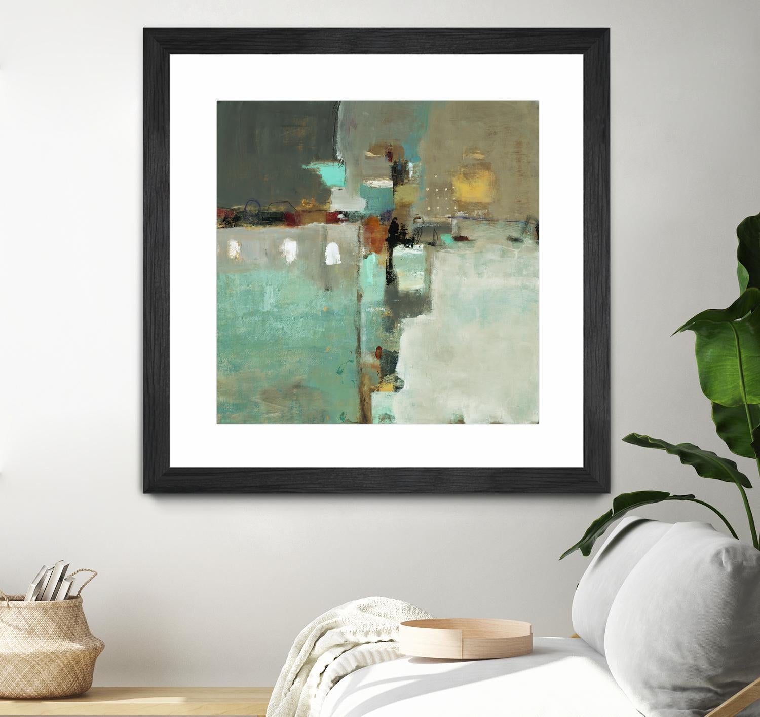 Crossroads II by Lisa Ridgers on GIANT ART - grey abstract