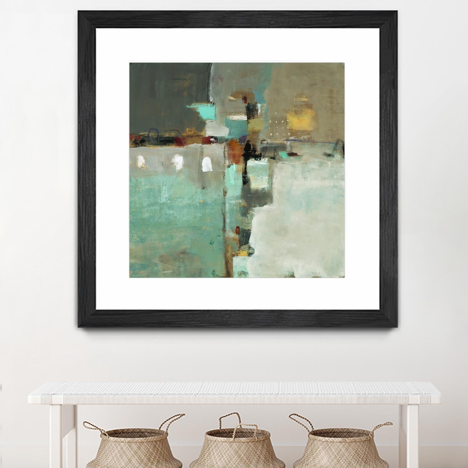 Crossroads II by Lisa Ridgers on GIANT ART - grey abstract