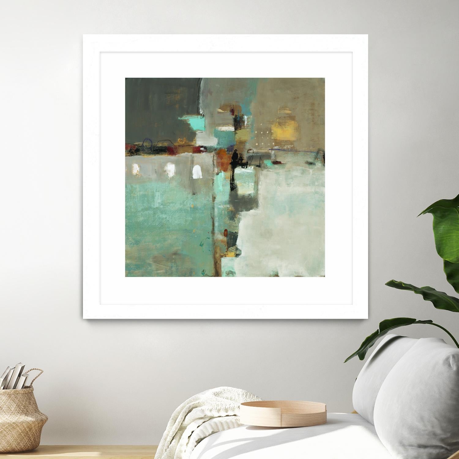 Crossroads II by Lisa Ridgers on GIANT ART - grey abstract