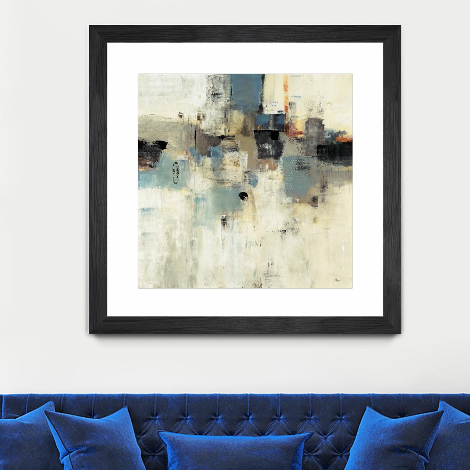 Let's Go II by Lisa Ridgers on GIANT ART - beige abstract