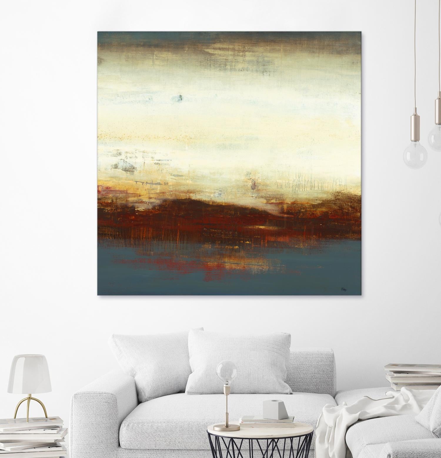 Layers of Life III by Lisa Ridgers on GIANT ART - brown abstract
