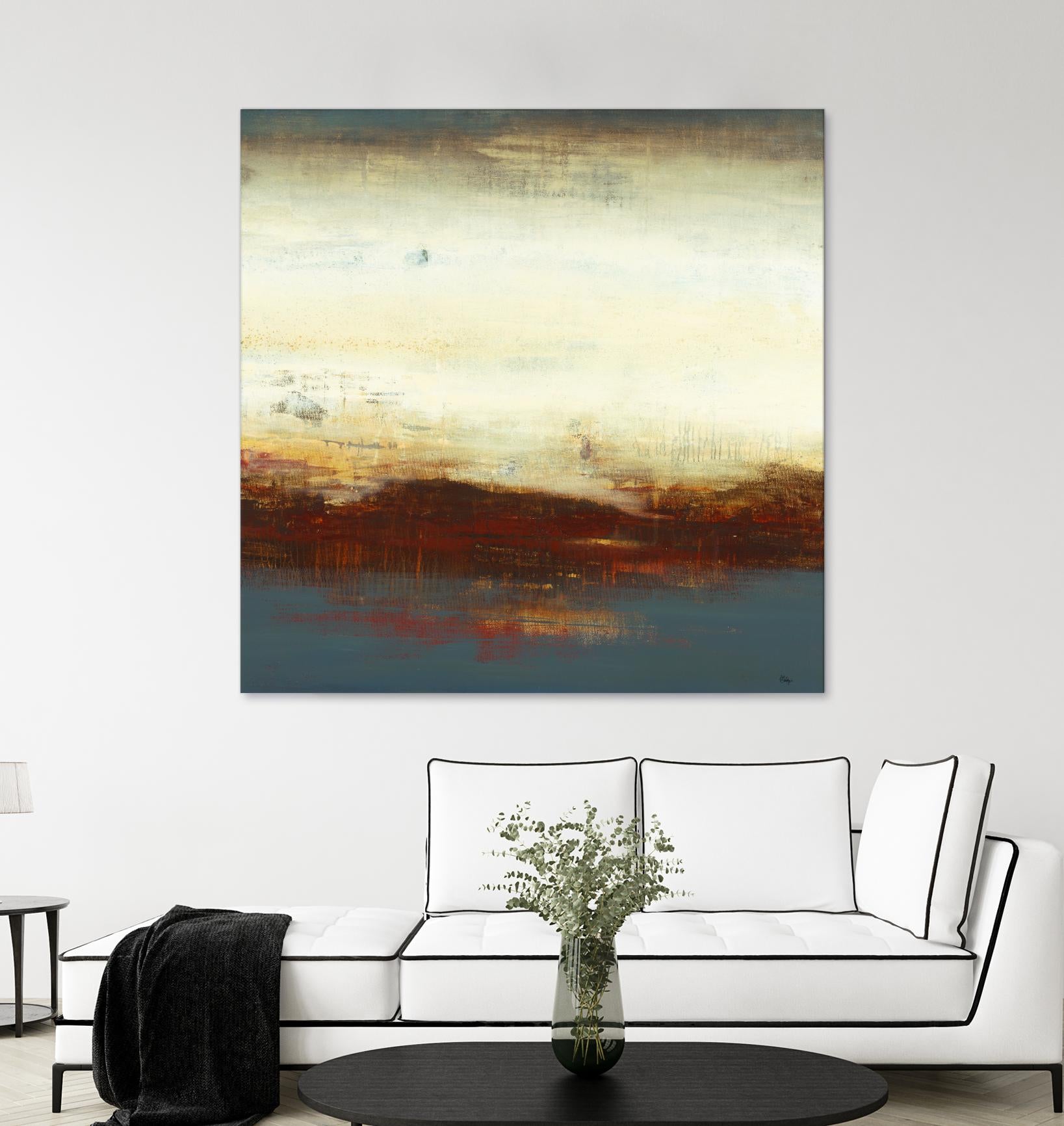 Layers of Life III by Lisa Ridgers on GIANT ART - brown abstract