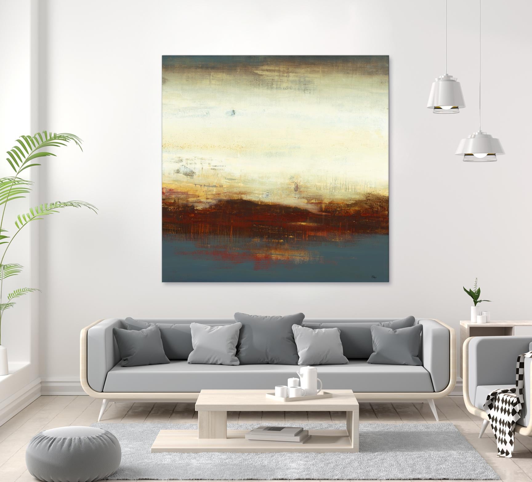 Layers of Life III by Lisa Ridgers on GIANT ART - brown abstract