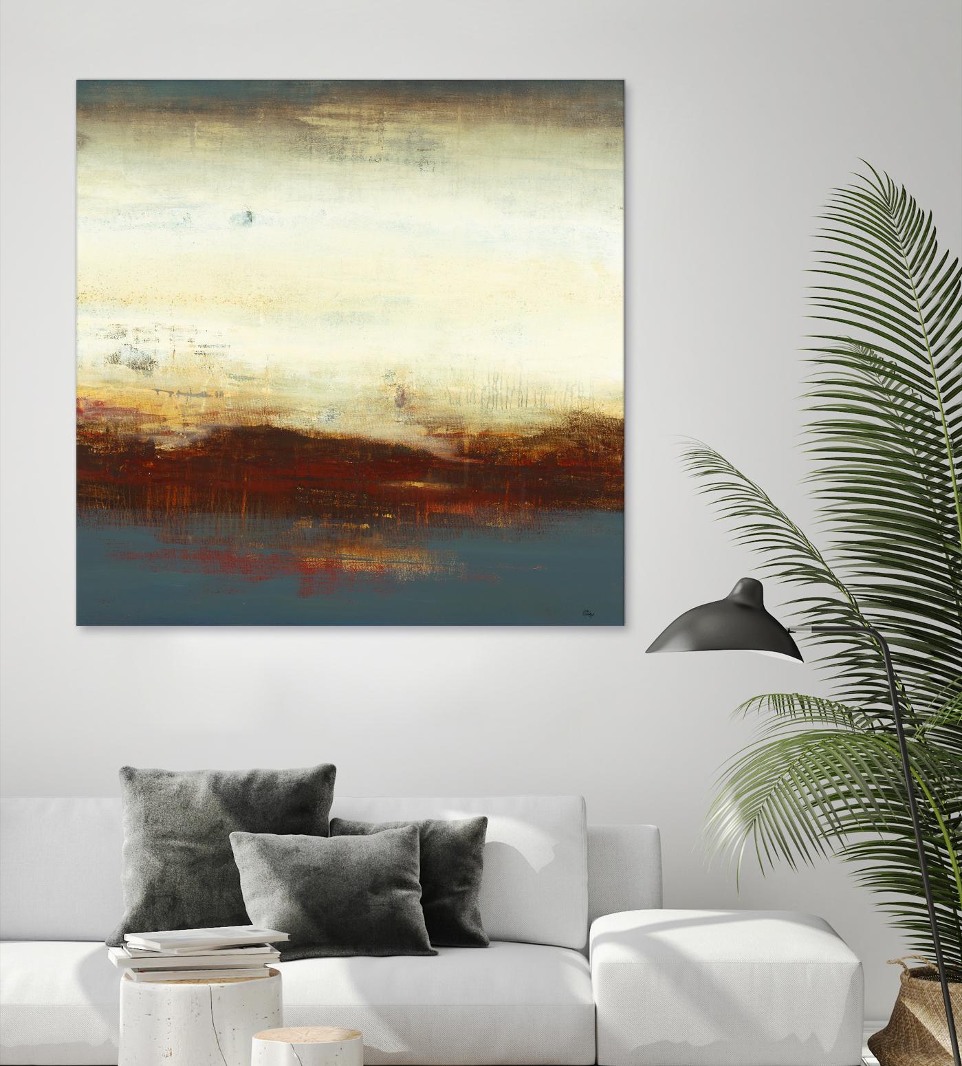 Layers of Life III by Lisa Ridgers on GIANT ART - brown abstract