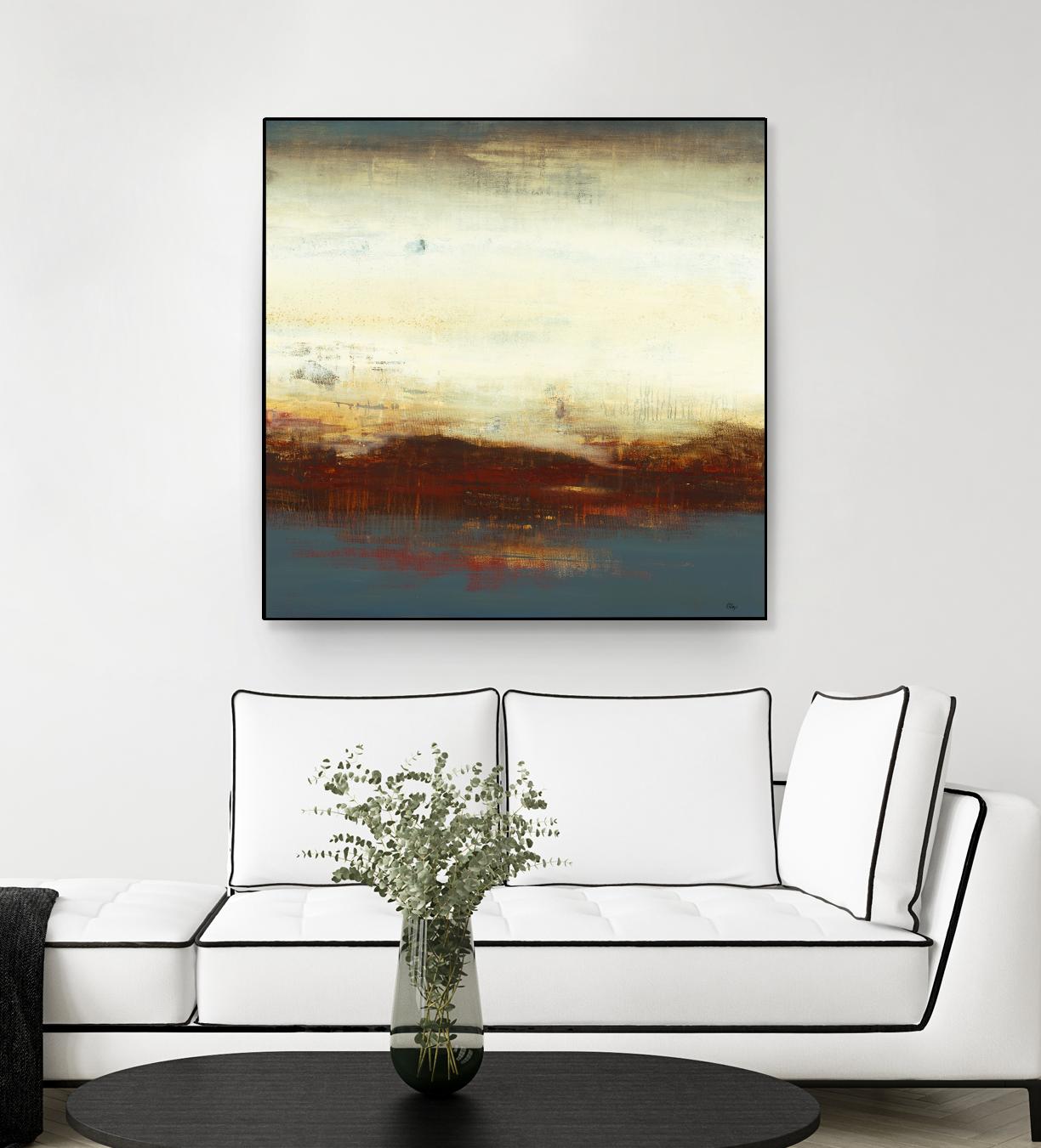 Layers of Life III by Lisa Ridgers on GIANT ART - brown abstract