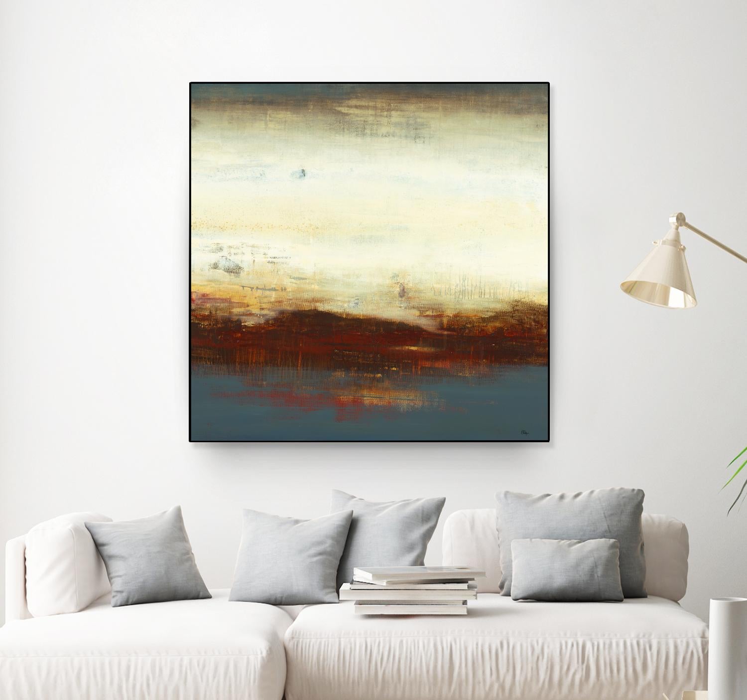 Layers of Life III by Lisa Ridgers on GIANT ART - brown abstract