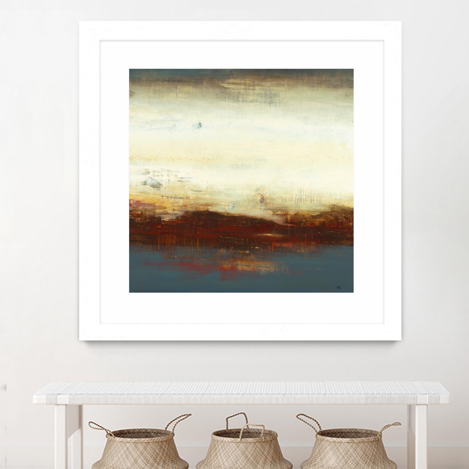 Layers of Life III by Lisa Ridgers on GIANT ART - brown abstract