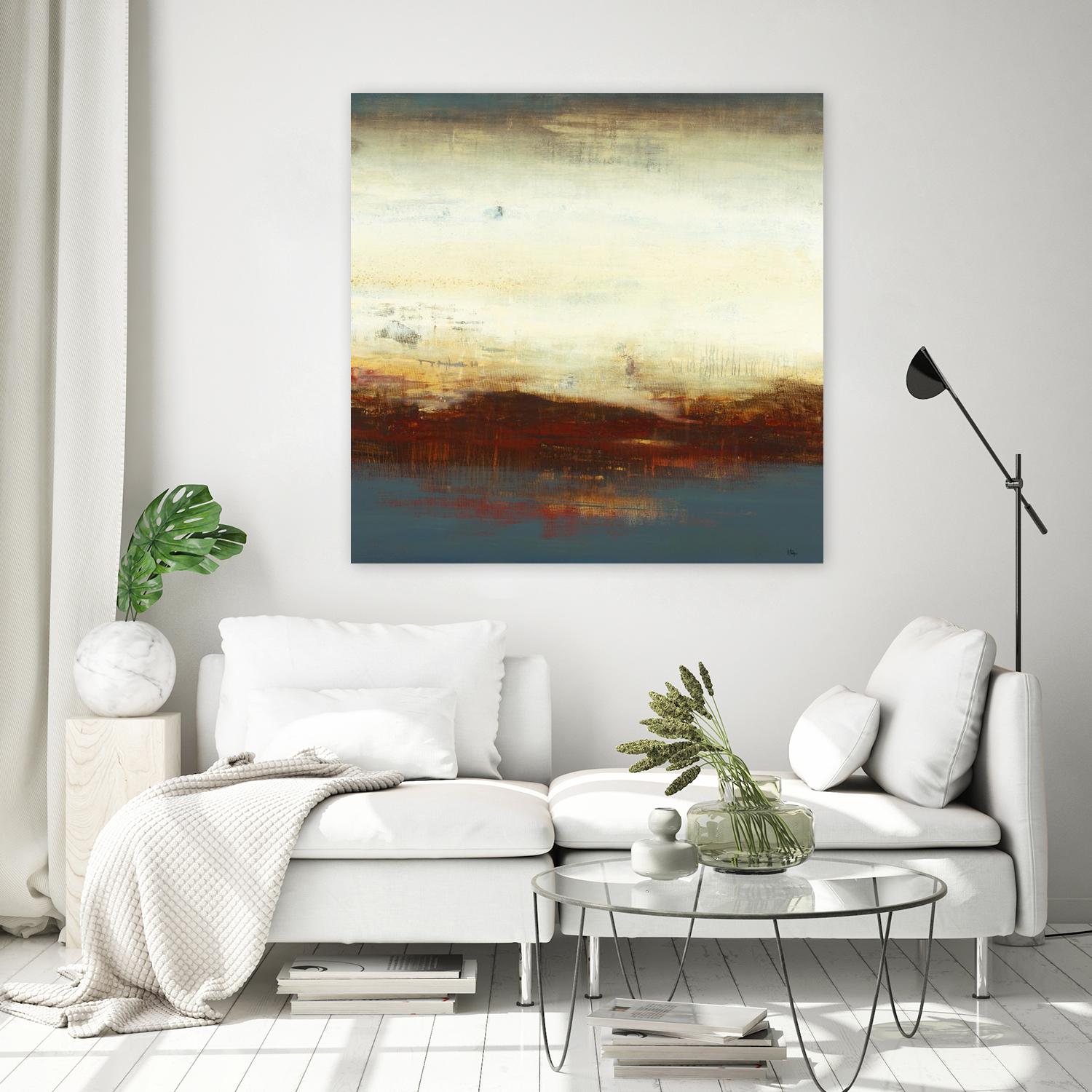 Layers of Life III by Lisa Ridgers on GIANT ART - brown abstract