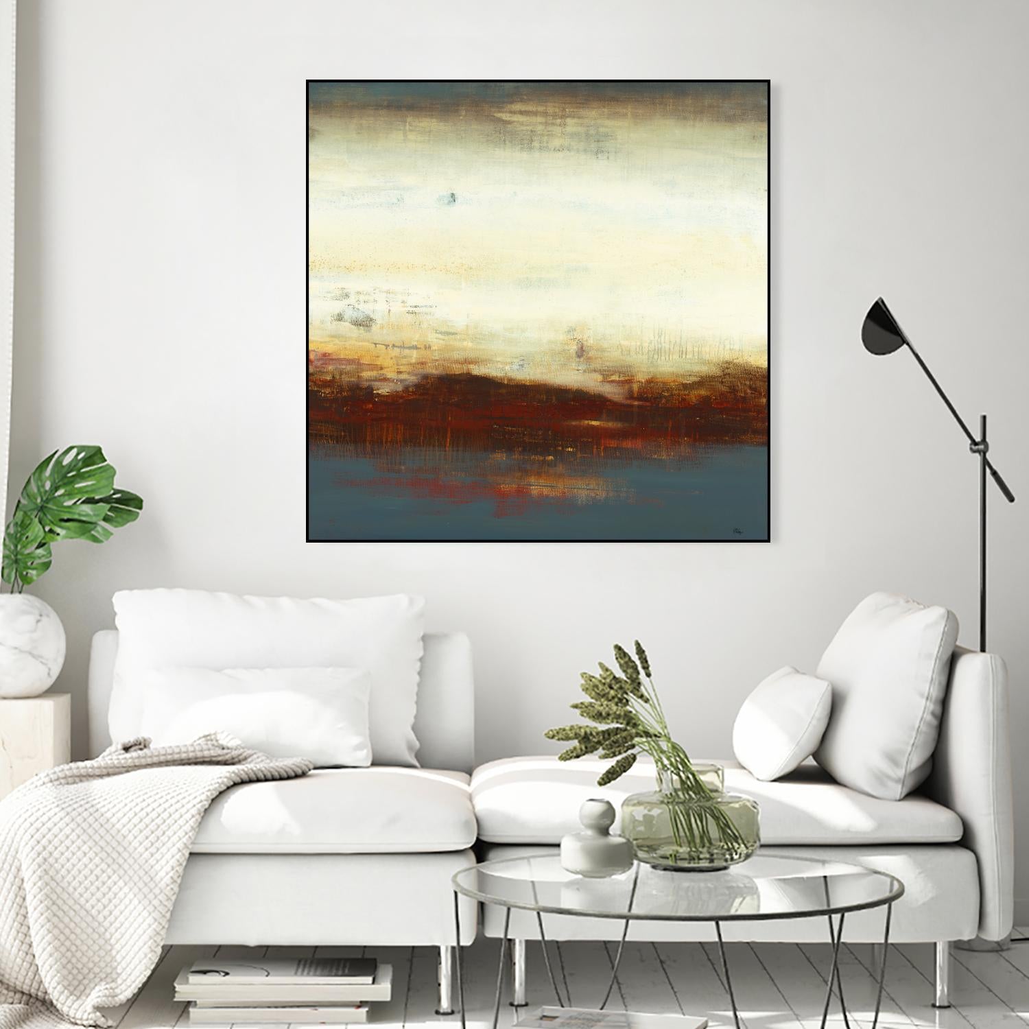 Layers of Life III by Lisa Ridgers on GIANT ART - brown abstract