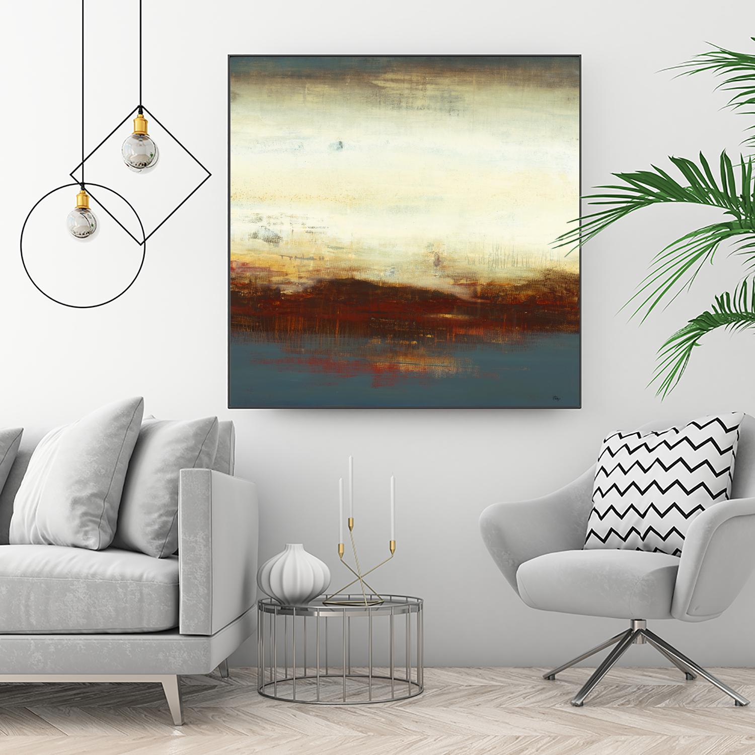 Layers of Life III by Lisa Ridgers on GIANT ART - brown abstract