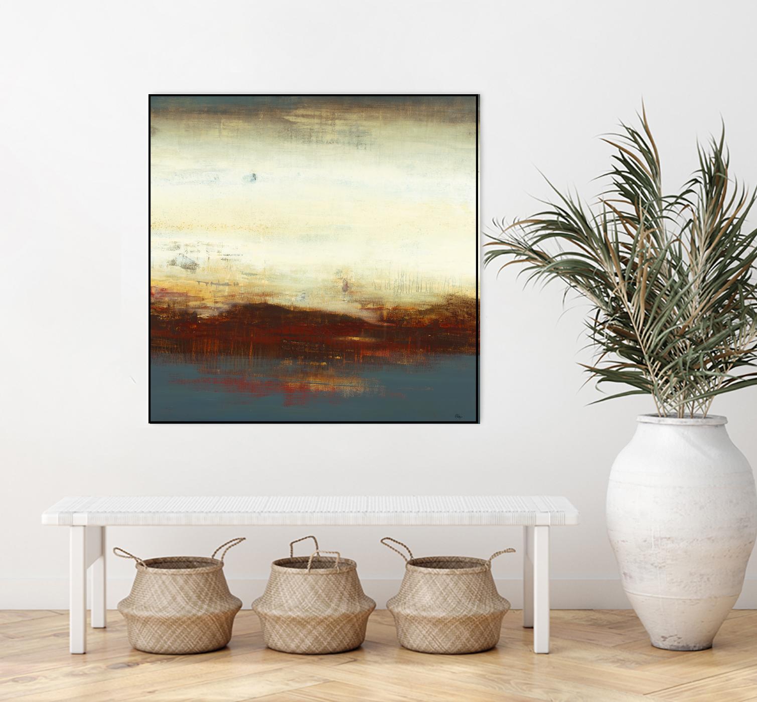 Layers of Life III by Lisa Ridgers on GIANT ART - brown abstract