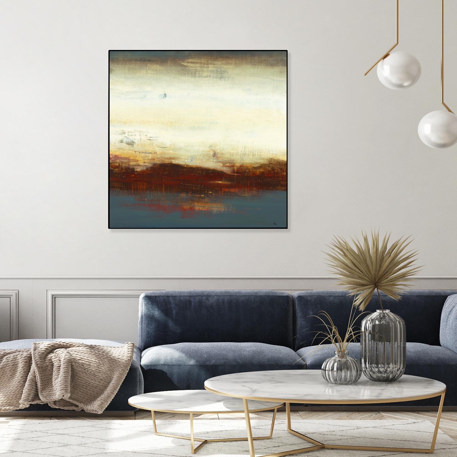 Layers of Life III by Lisa Ridgers on GIANT ART - brown abstract