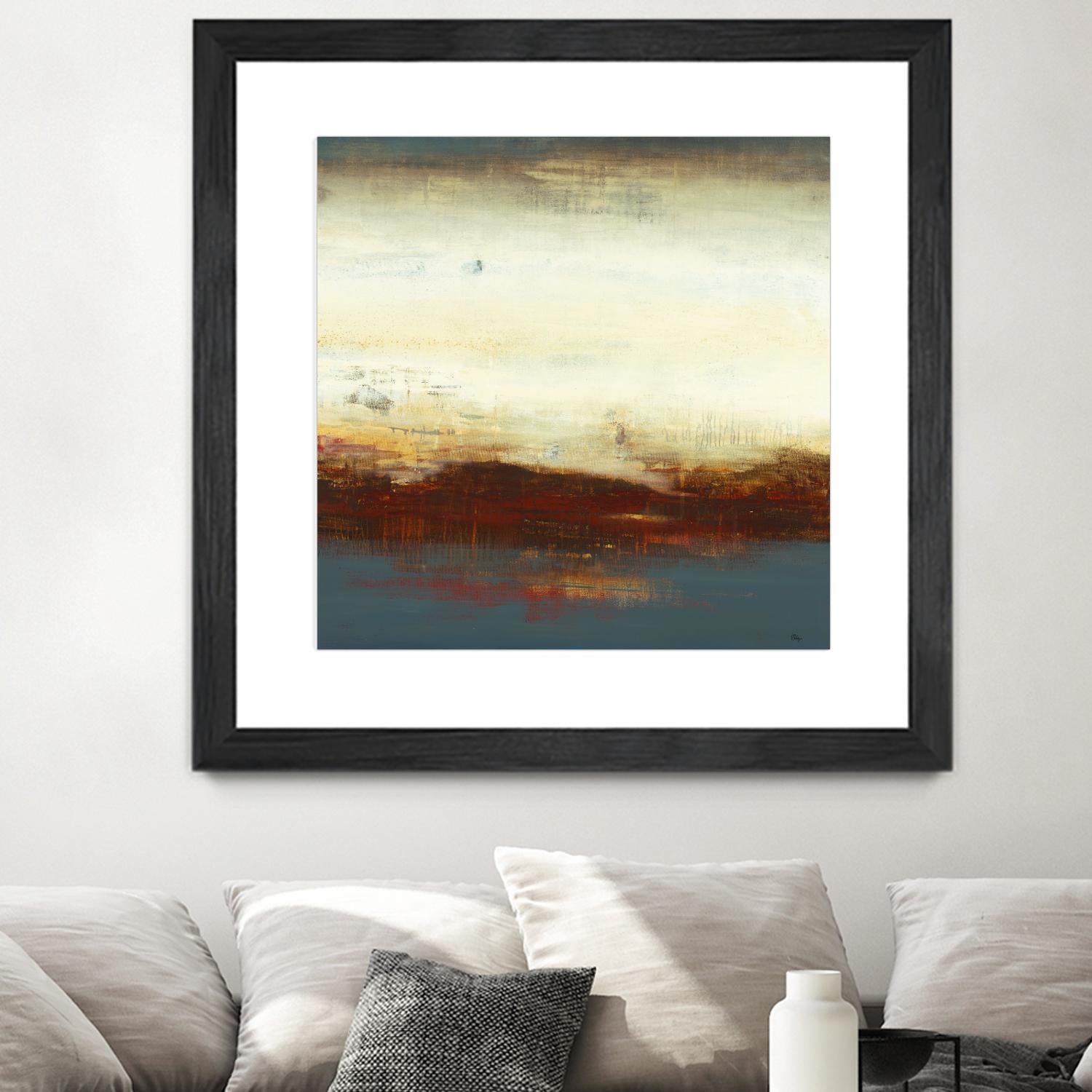 Layers of Life III by Lisa Ridgers on GIANT ART - brown abstract