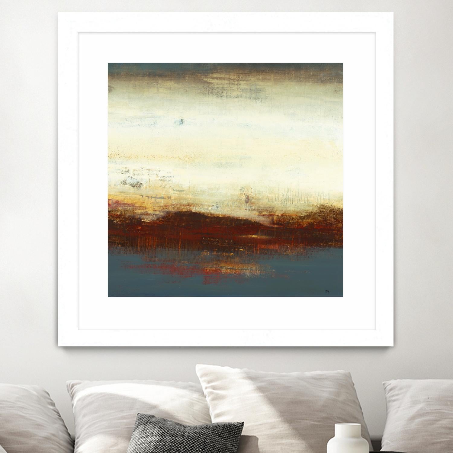 Layers of Life III by Lisa Ridgers on GIANT ART - brown abstract
