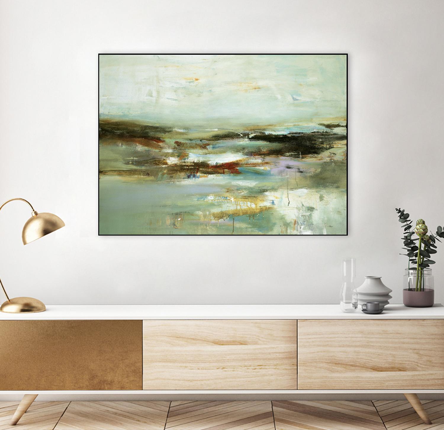 Abstracted Views by Lisa Ridgers on GIANT ART - black abstract