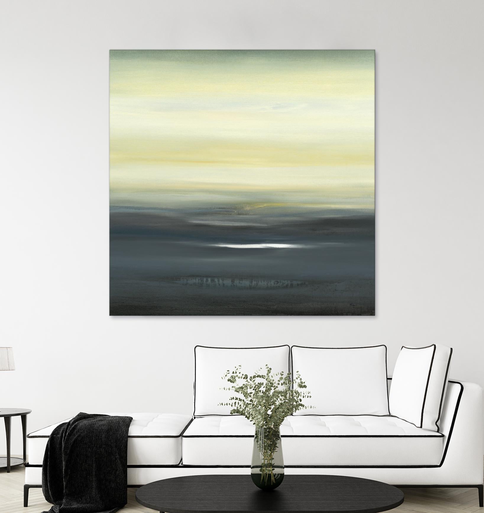 Land of Serenity II by Lisa Ridgers on GIANT ART - blue abstract