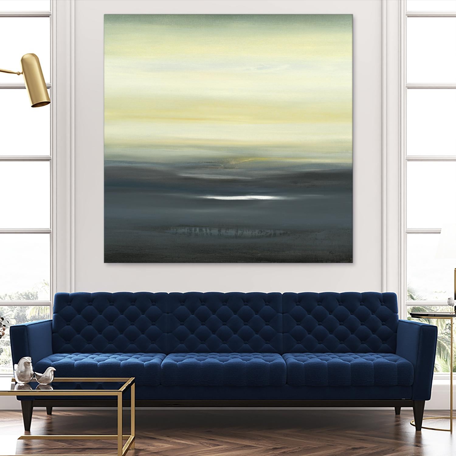 Land of Serenity II by Lisa Ridgers on GIANT ART - blue abstract