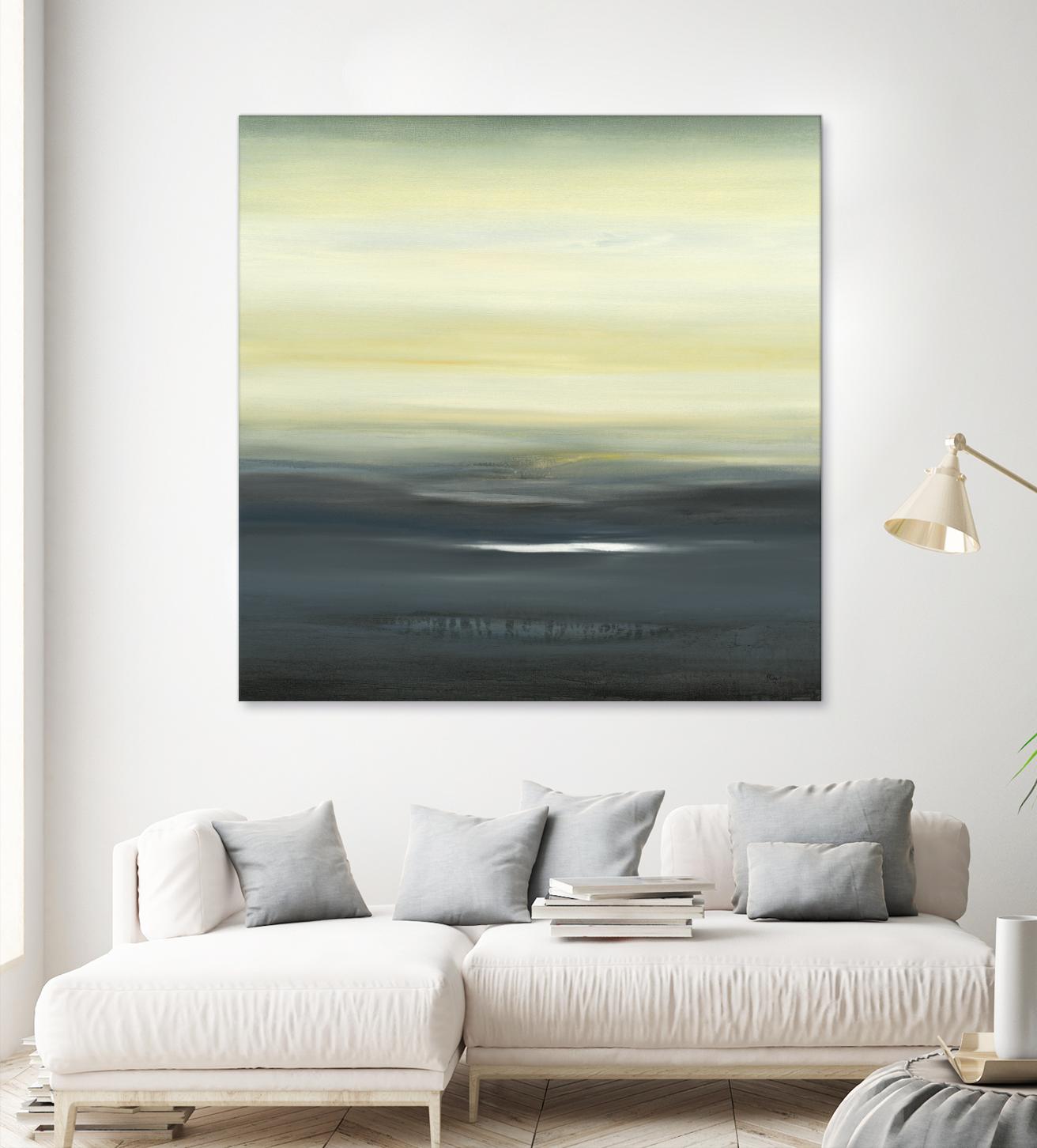 Land of Serenity II by Lisa Ridgers on GIANT ART - blue abstract