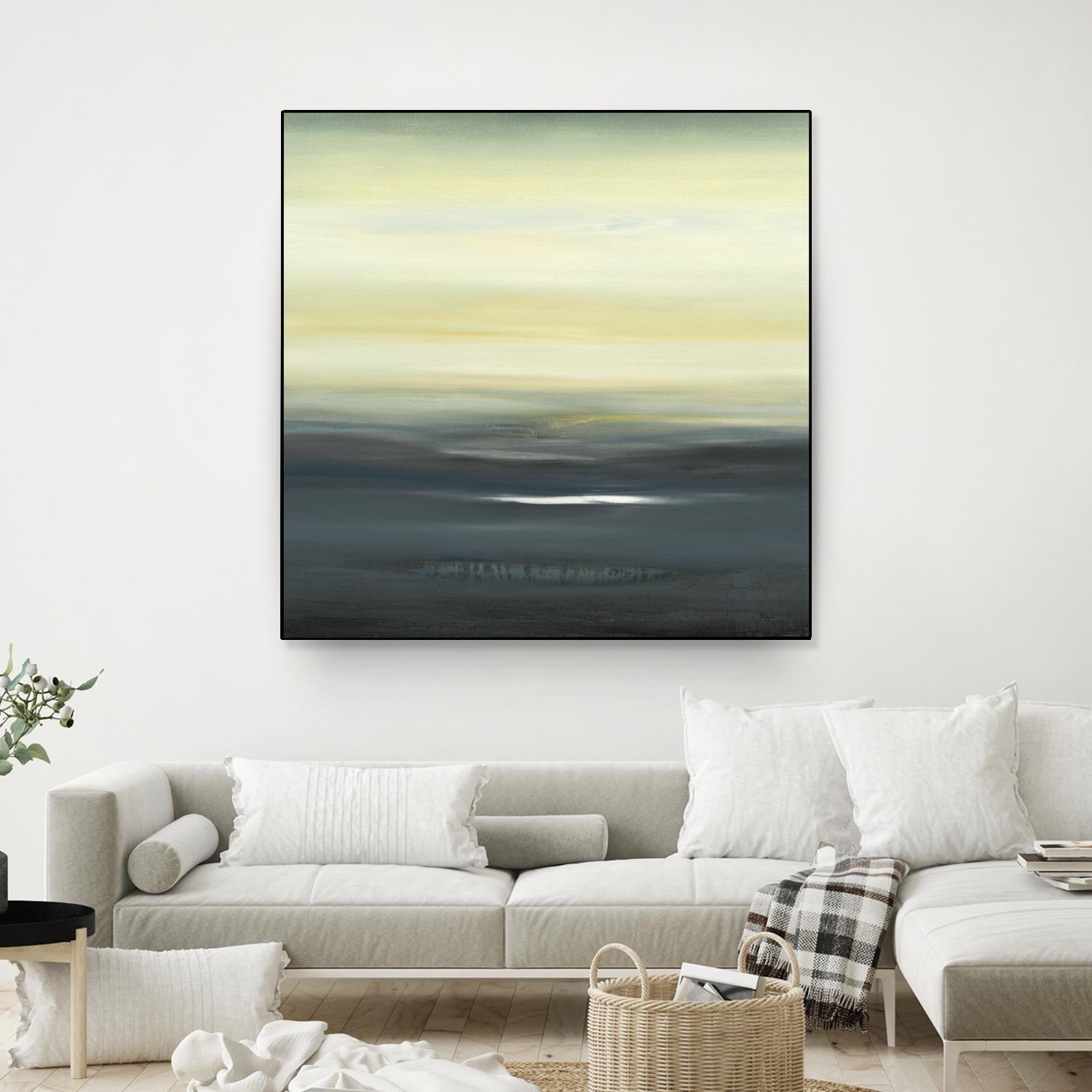 Land of Serenity II by Lisa Ridgers on GIANT ART - blue abstract