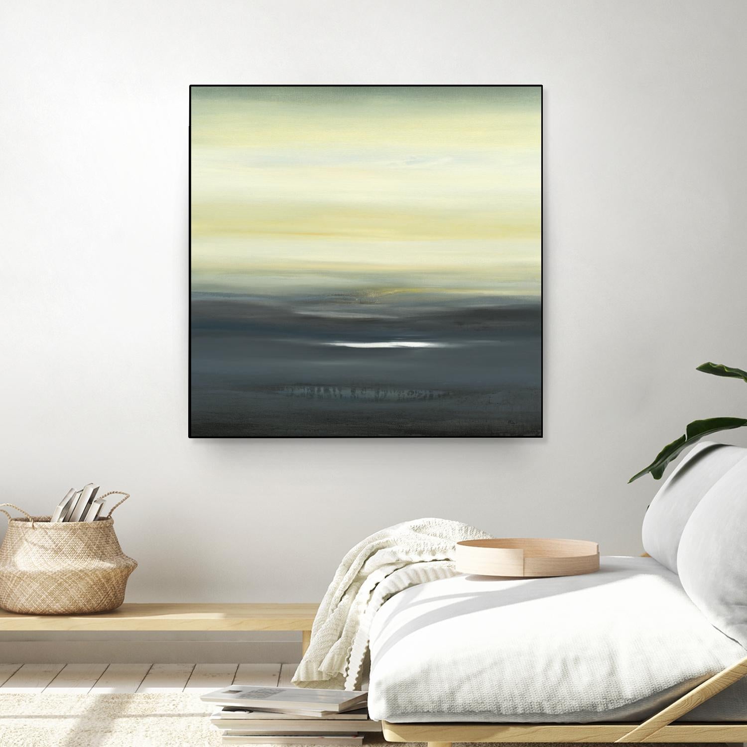 Land of Serenity II by Lisa Ridgers on GIANT ART - blue abstract