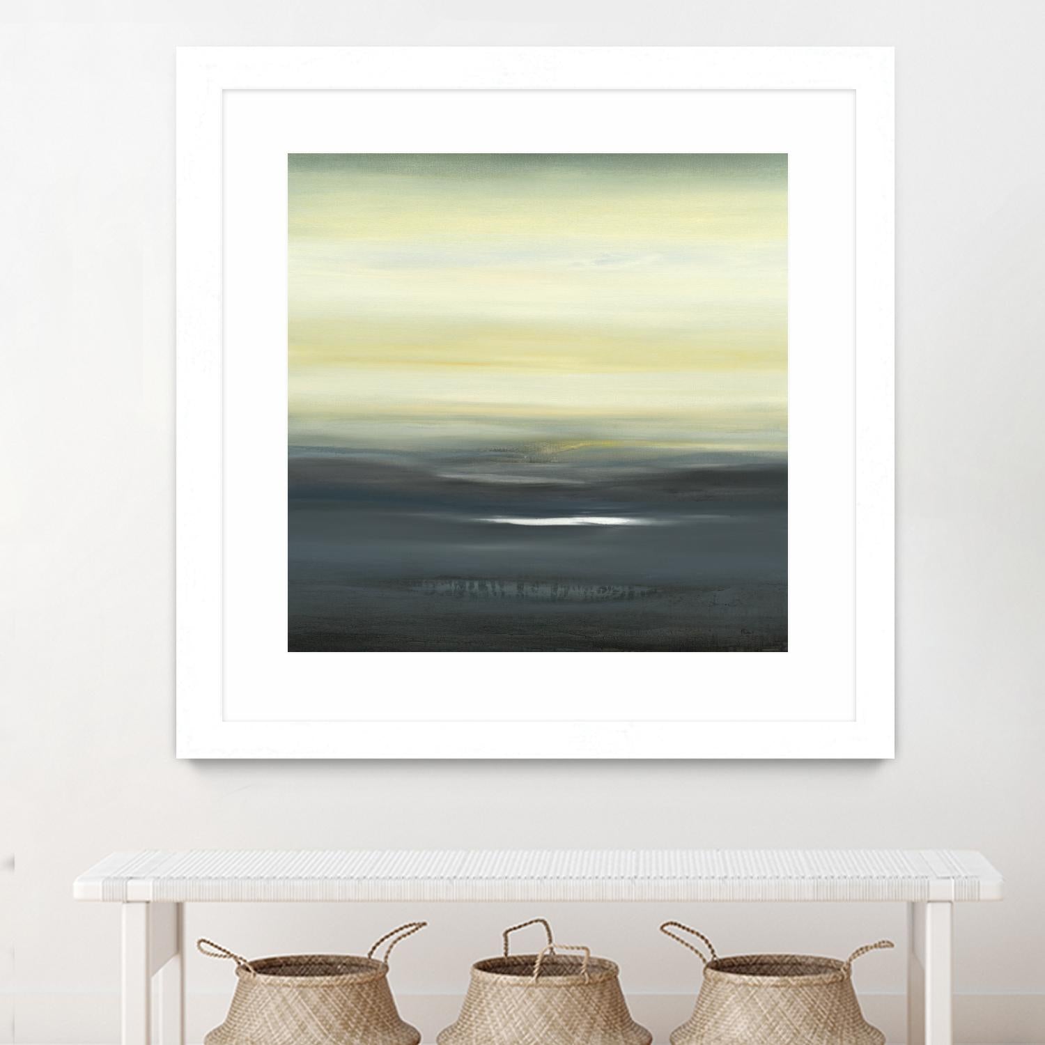 Land of Serenity II by Lisa Ridgers on GIANT ART - blue abstract