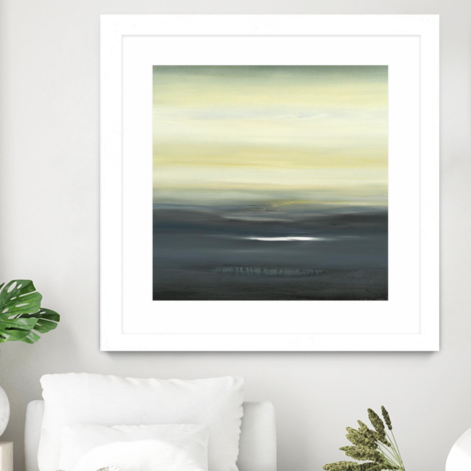 Land of Serenity II by Lisa Ridgers on GIANT ART - blue abstract