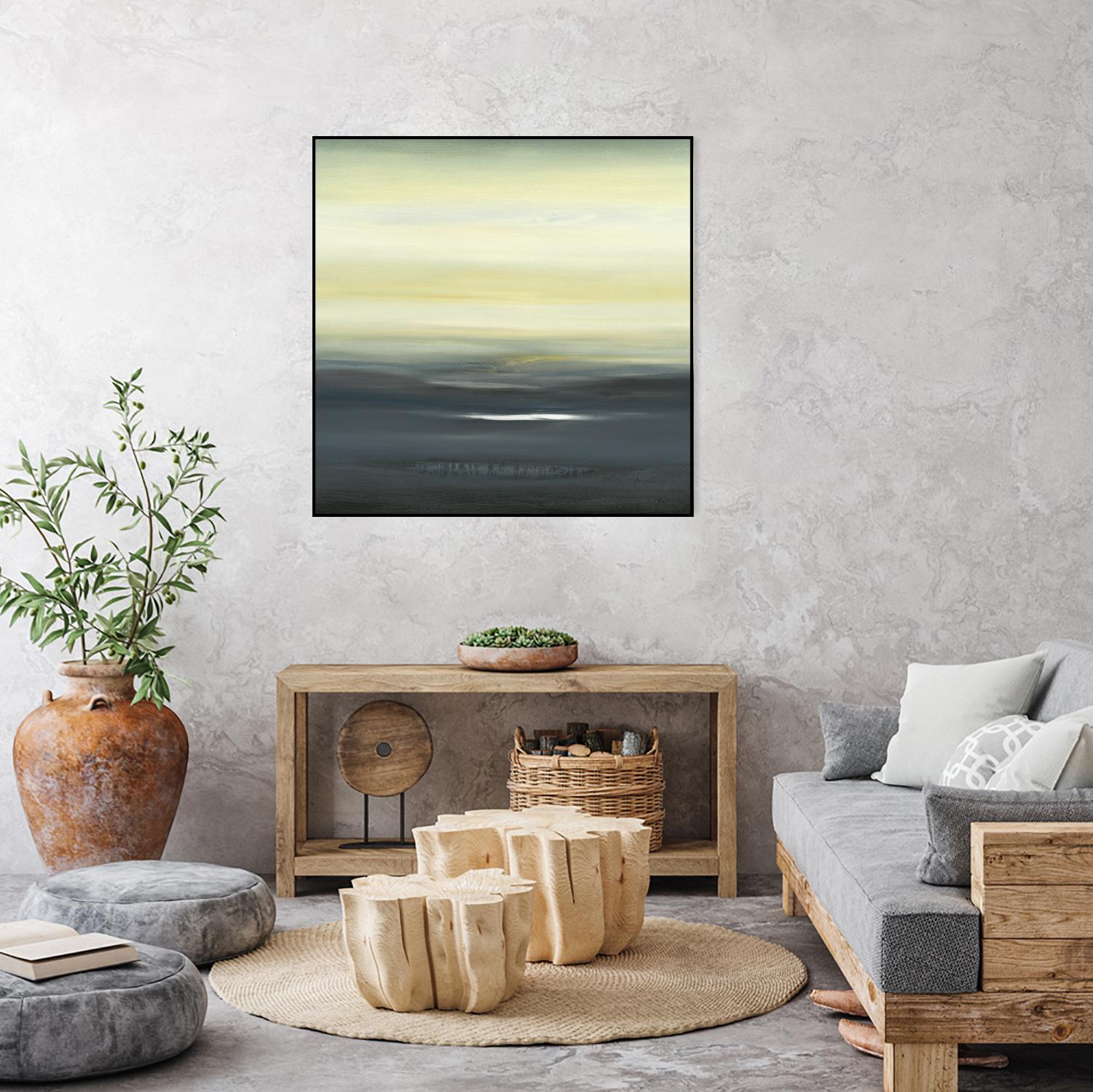 Land of Serenity II by Lisa Ridgers on GIANT ART - blue abstract