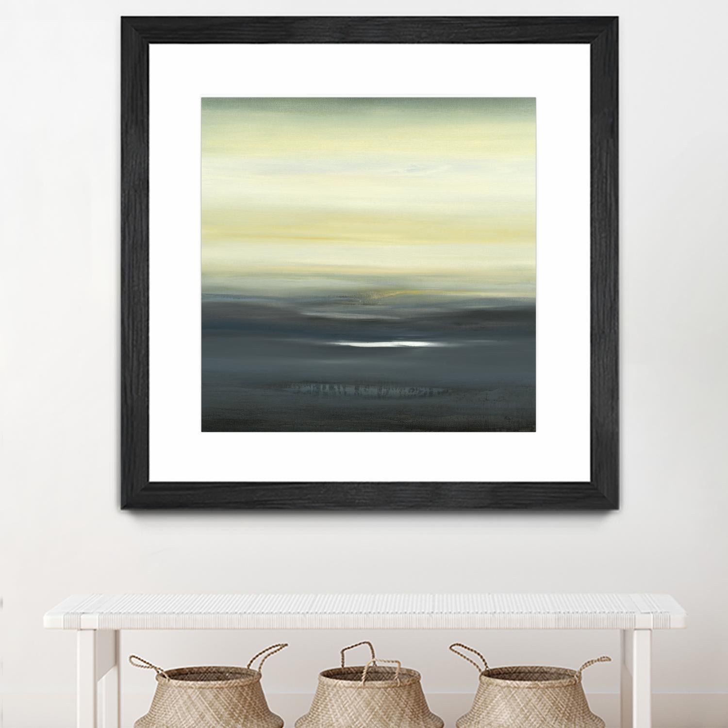 Land of Serenity II by Lisa Ridgers on GIANT ART - blue abstract