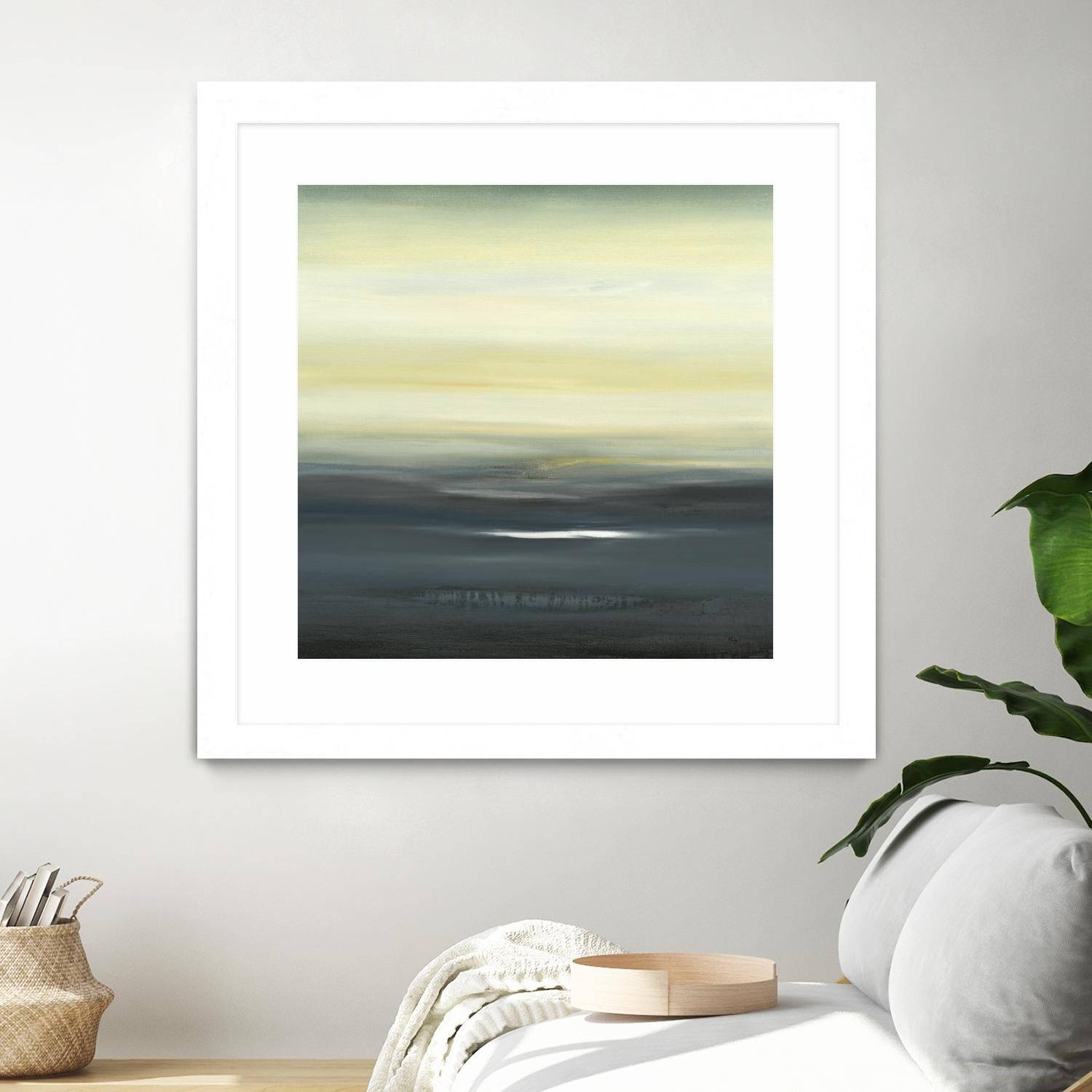 Land of Serenity II by Lisa Ridgers on GIANT ART - blue abstract